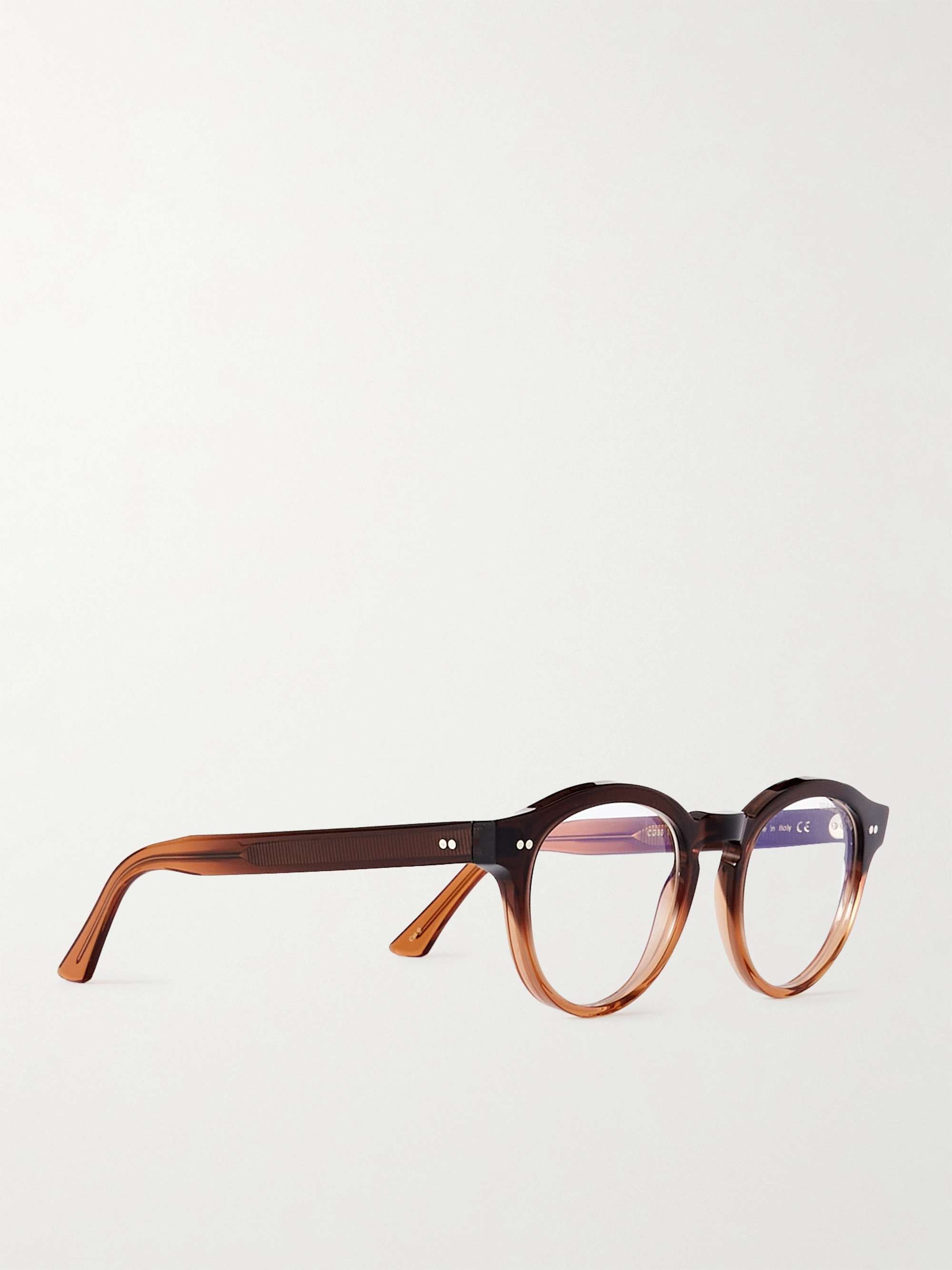 CUTLER AND GROSS 1378 Round-Frame Acetate Blue Light-Blocking Optical Glasses