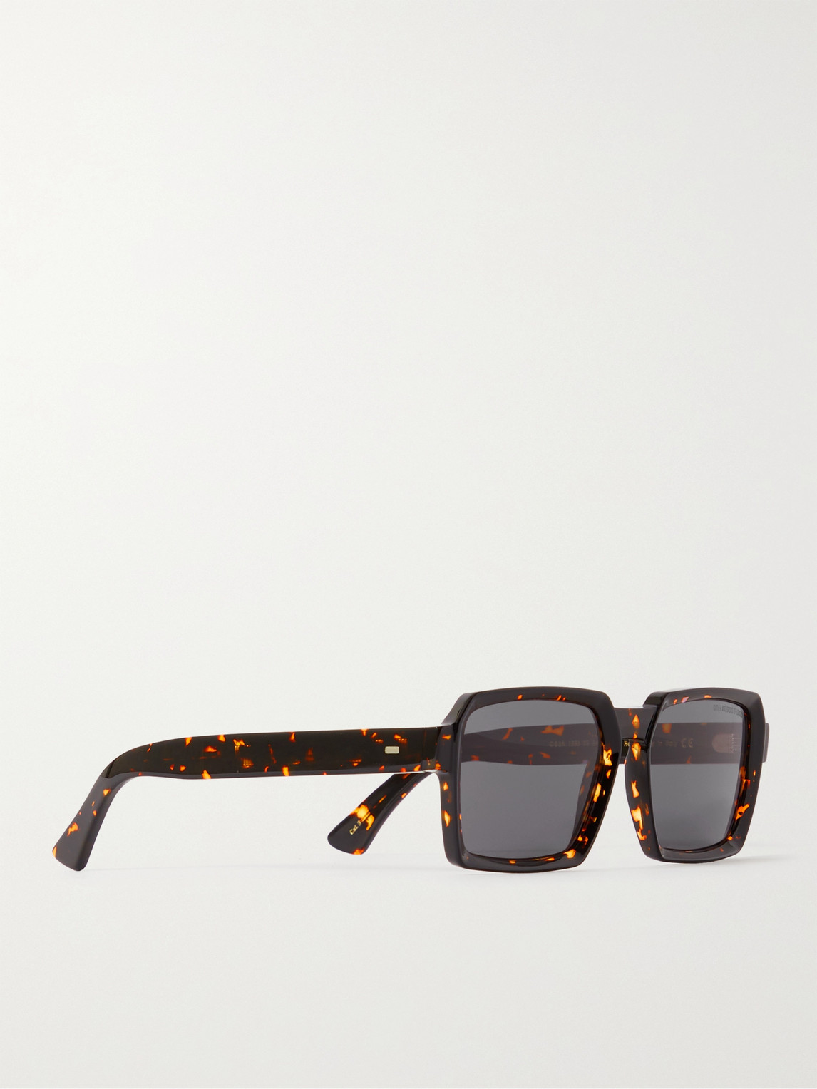 Shop Cutler And Gross 1385 Rectangle-frame Acetate Sunglasses In Black