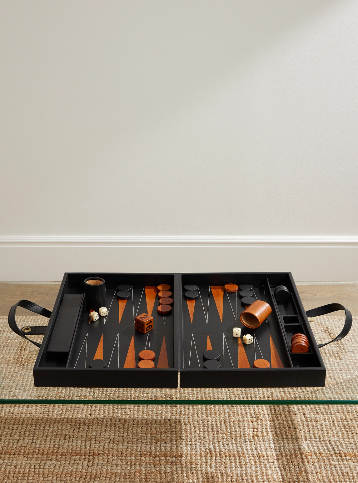 Tavla Leather Backgammon Set