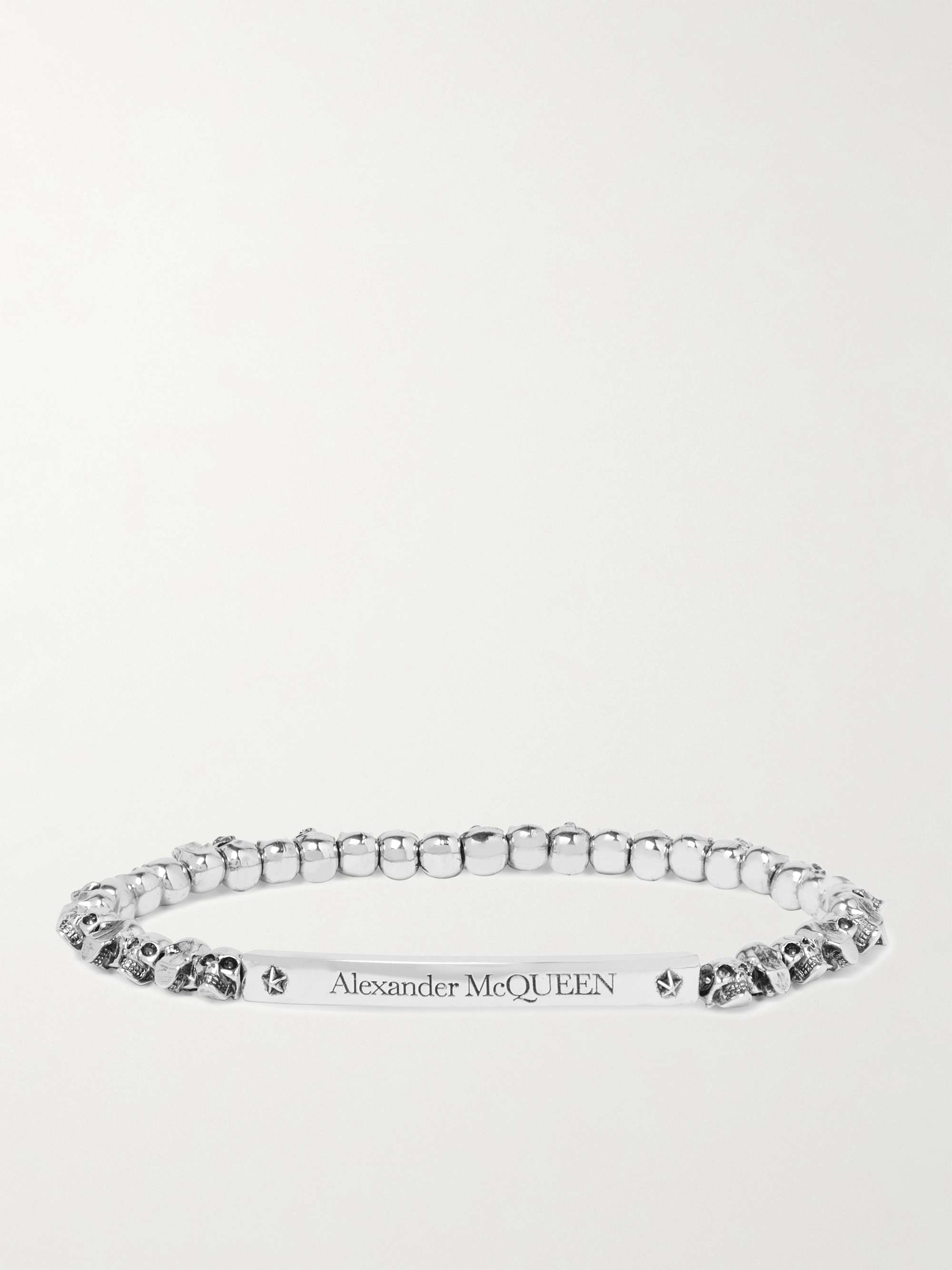 Alexander McQueen Braided Skull Bracelet | Lost In A Supermarket