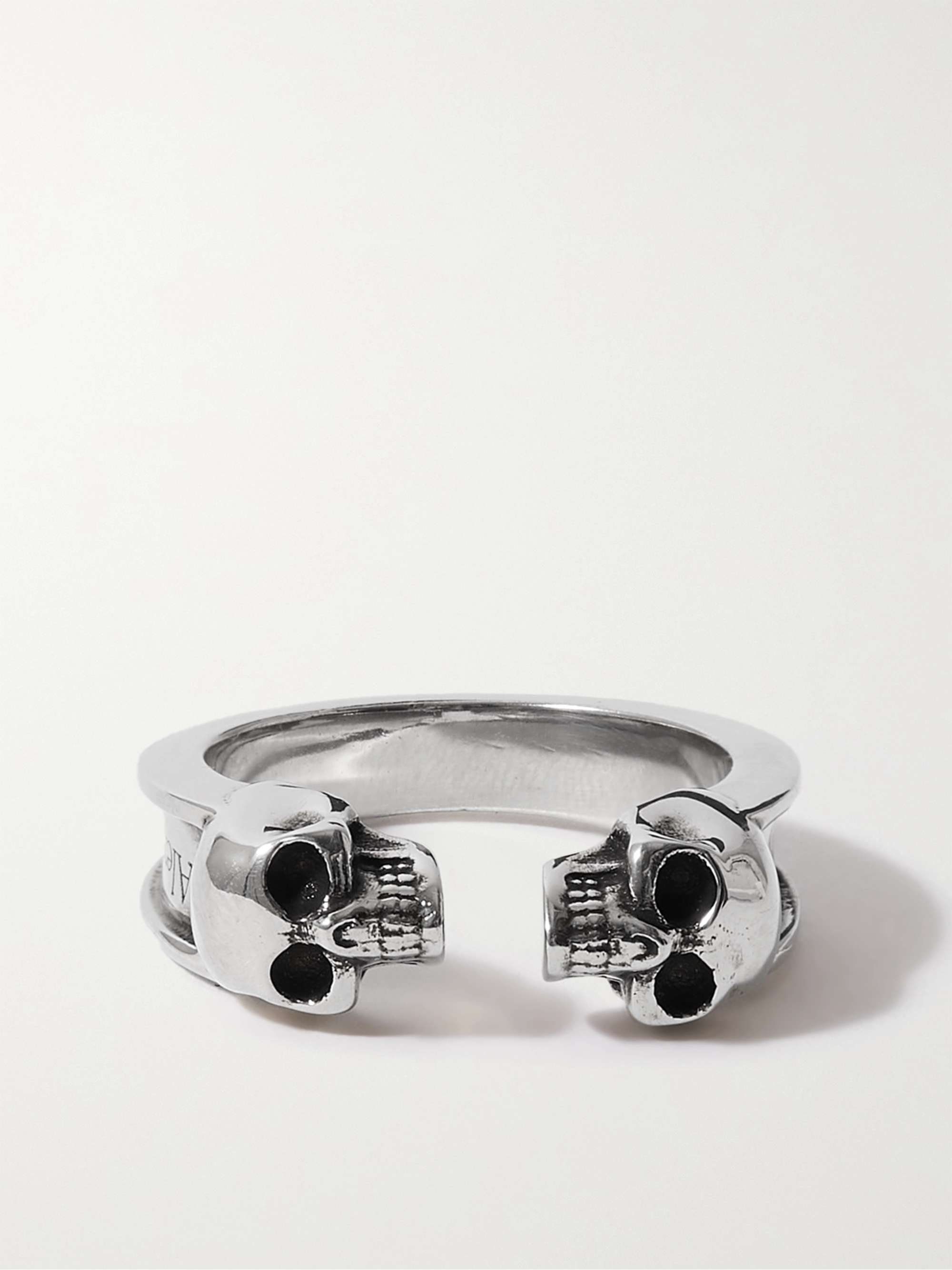 Alexander McQueen Men's Twin Skull Ring