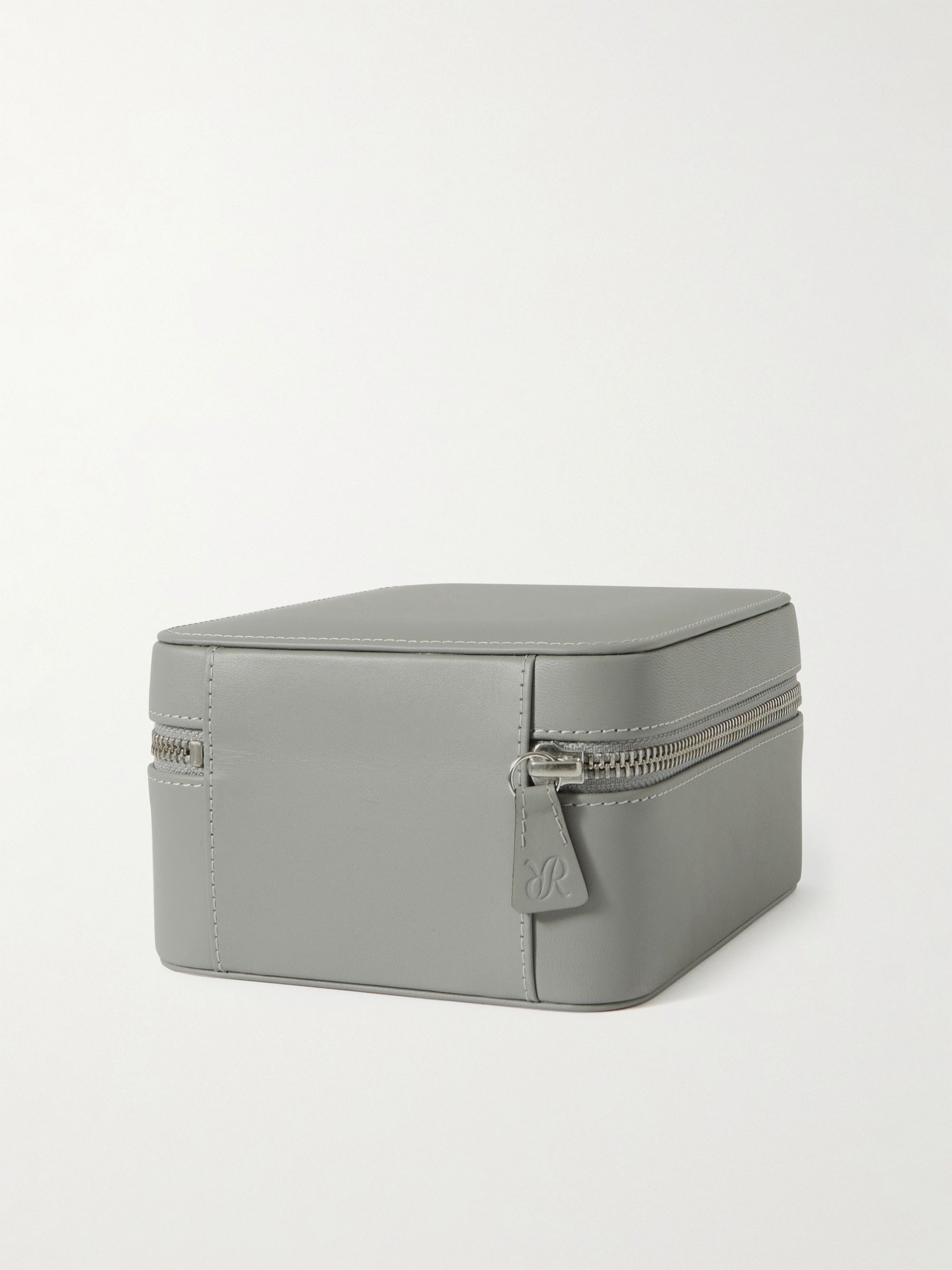 RAPPORT LONDON Hyde Park Zip-Around Leather Watch Box