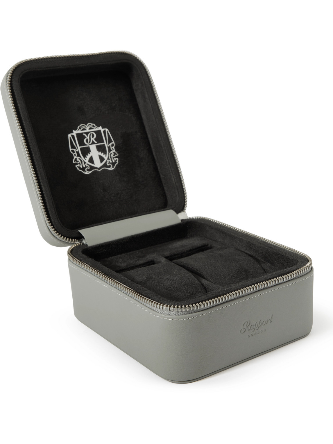 Hyde Park Zip-Around Leather Watch Box