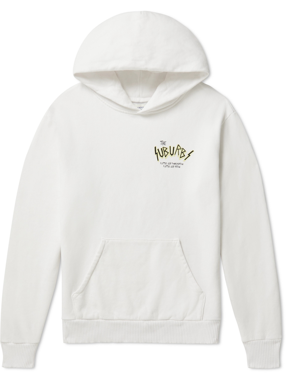 The Suburbs Printed Cotton-Jersey Hoodie