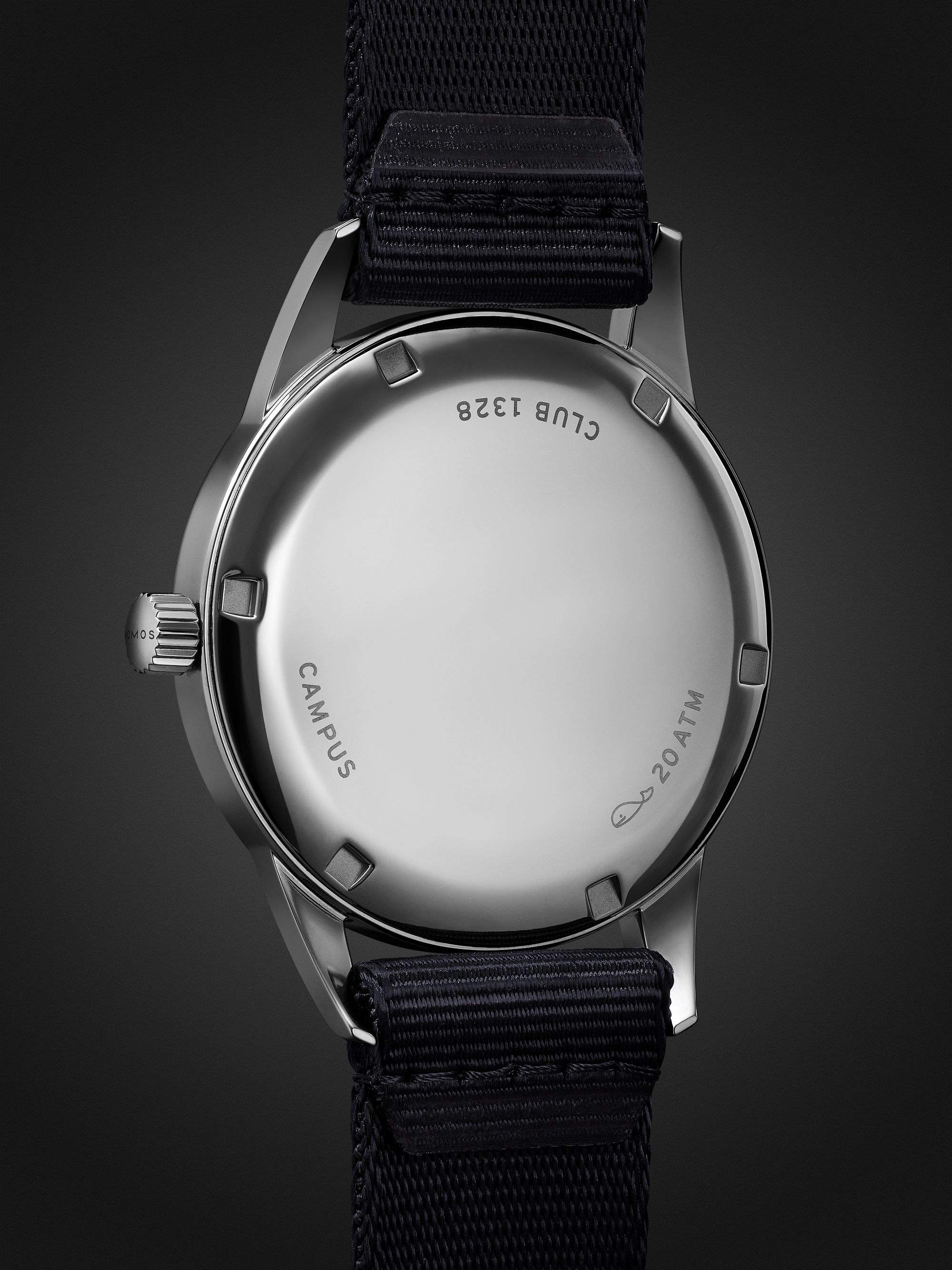 NOMOS GLASHÜTTE Club Campus Neomatik Automatic 39.5mm Stainless Steel and Canvas Watch, Ref. No. 767