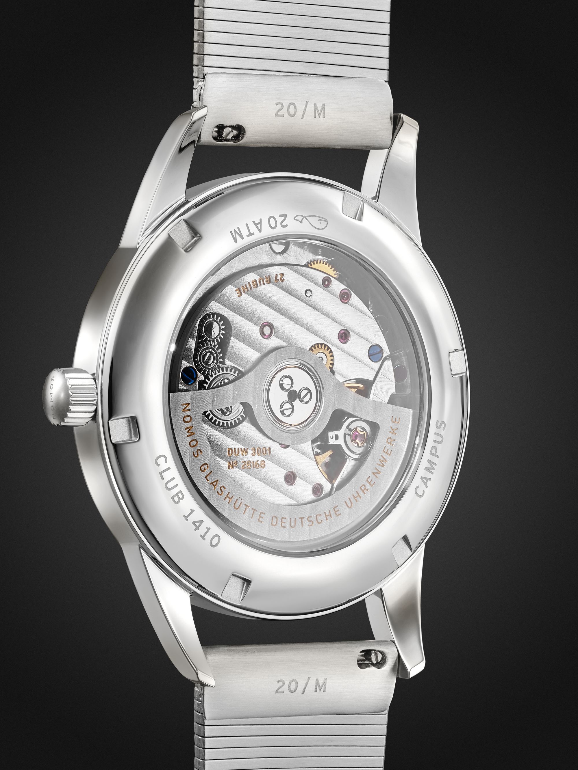 NOMOS GLASHÜTTE Club Campus Neomatik Automatic 39.5mm Stainless Steel Watch, Ref. No. 766