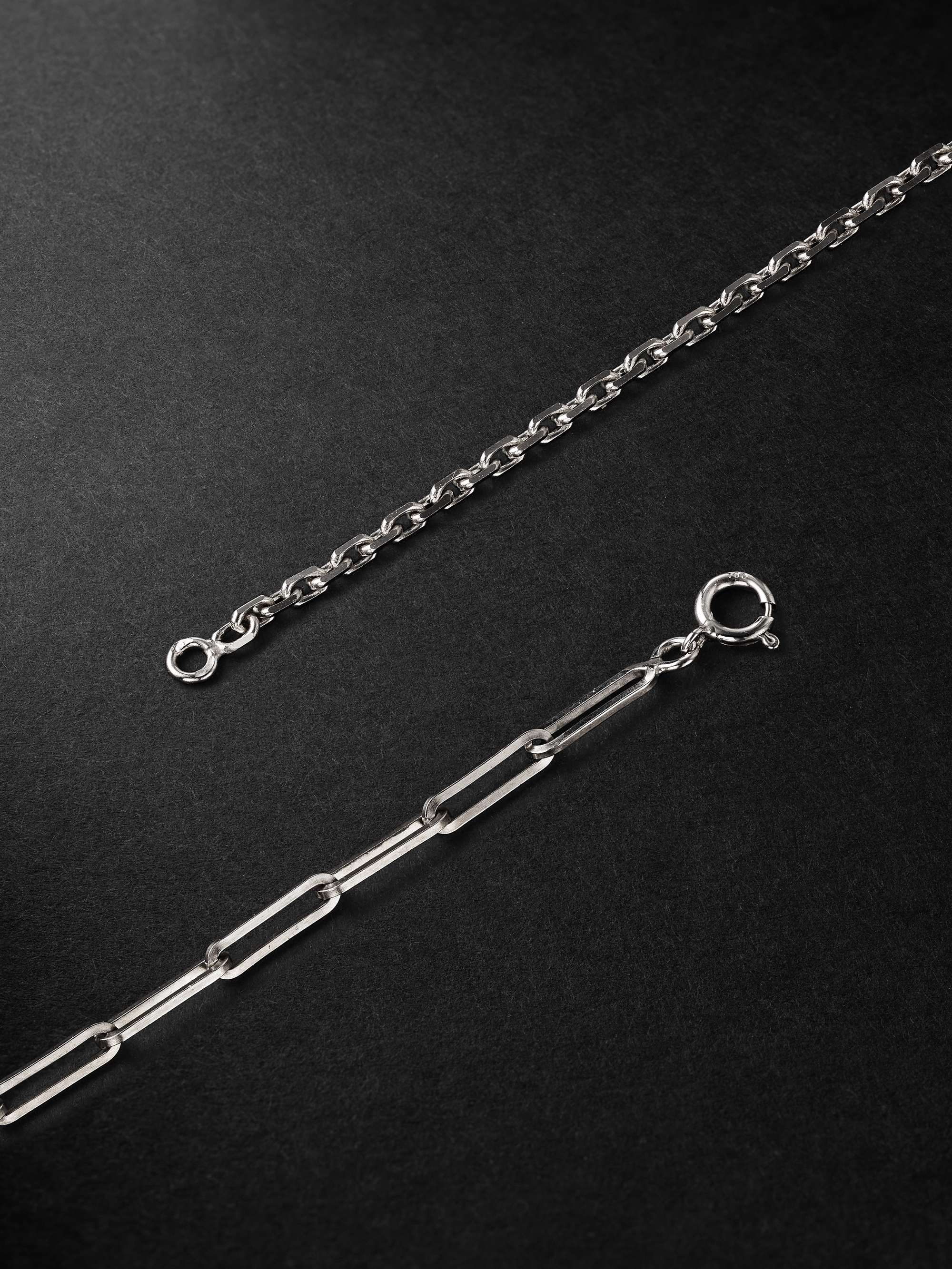 YVONNE LÉON White Gold Sapphire Necklace