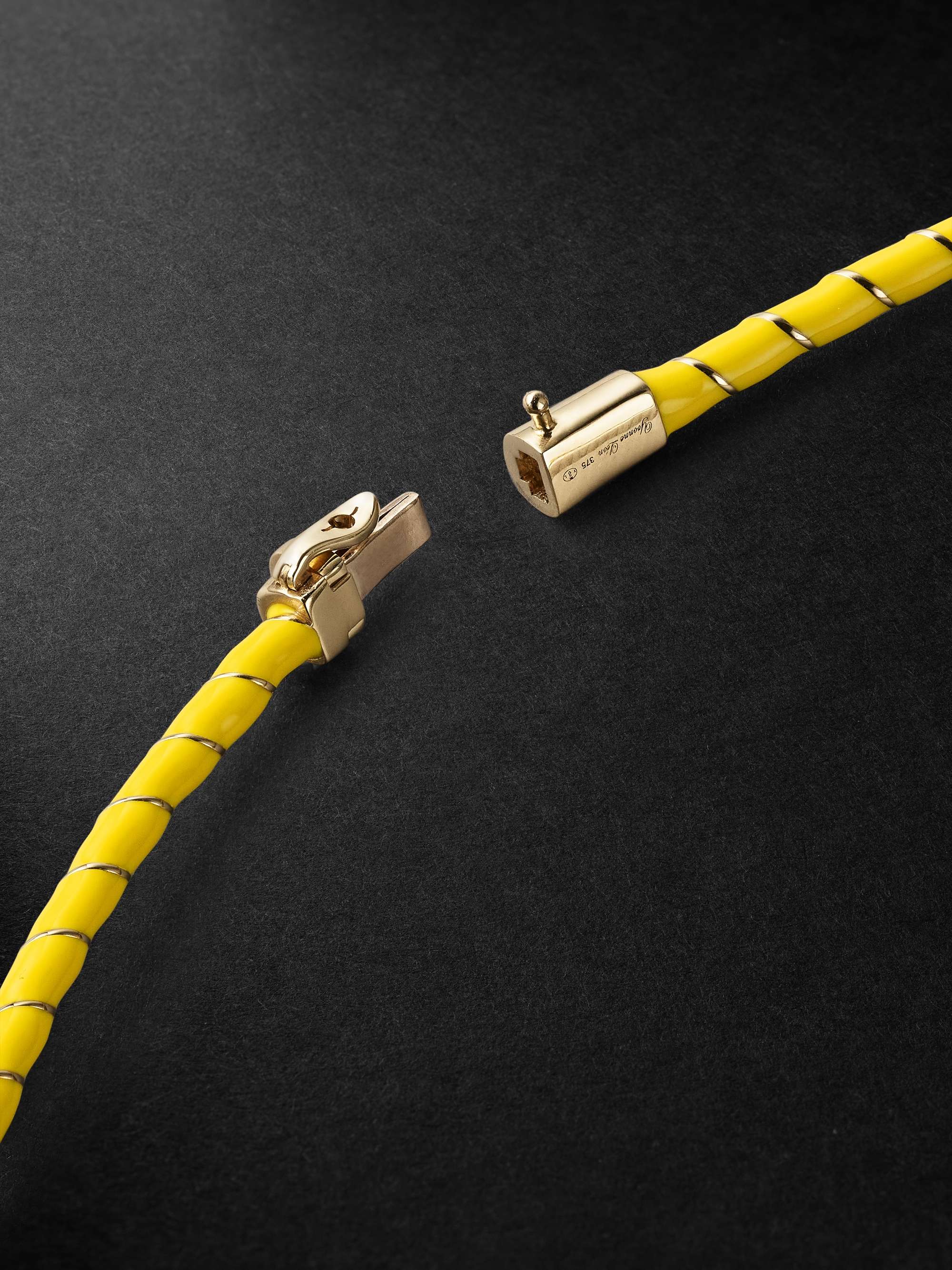 YVONNE LÉON Gold, Enamel and Diamond Necklace