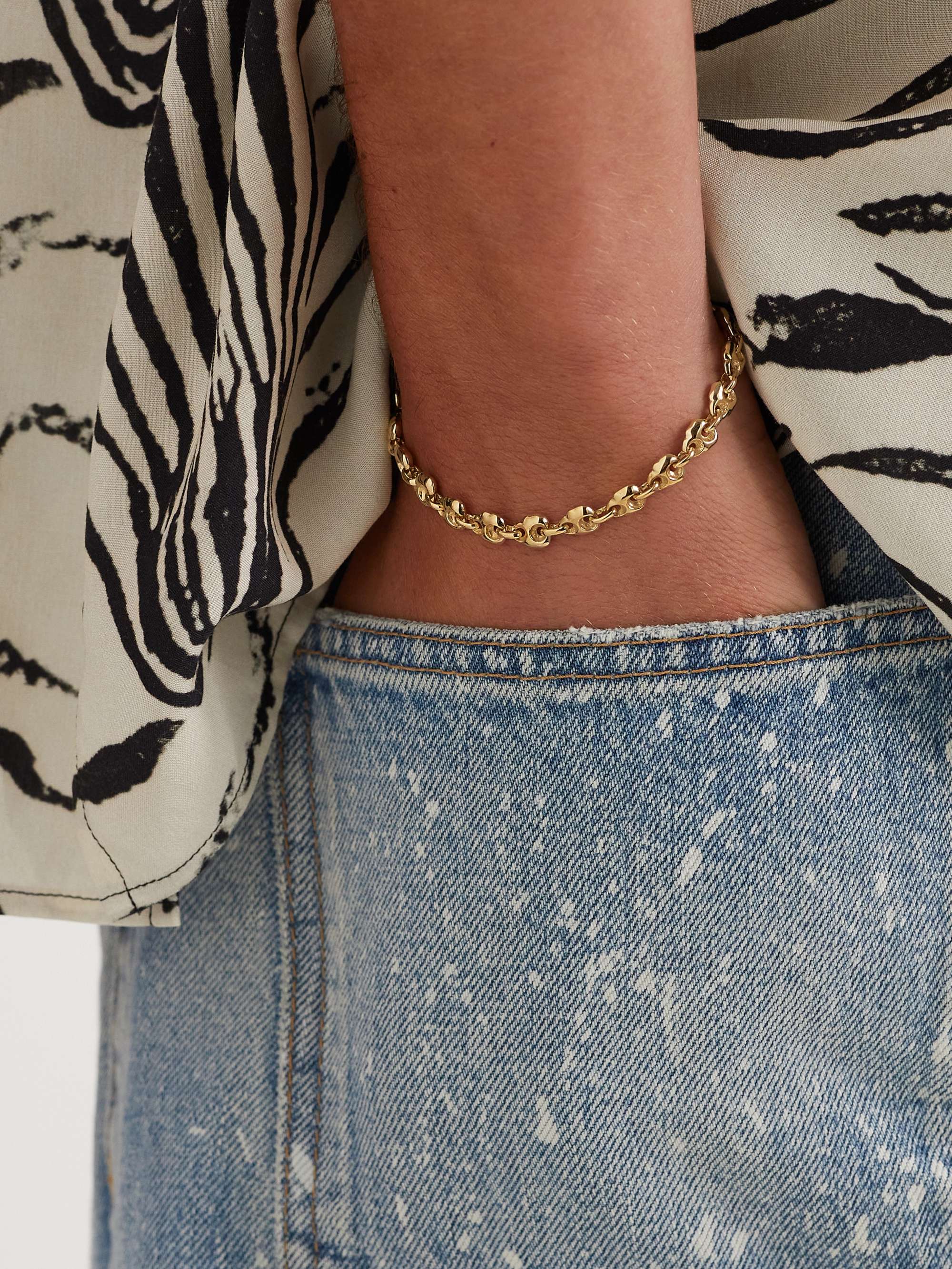 LUIS MORAIS Gold Chain Bracelet