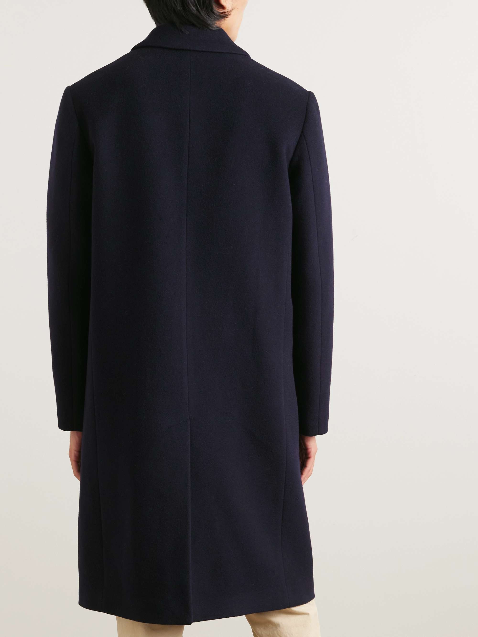 Navy Virgin Wool and Cashmere-Blend Coat | MR P. | MR PORTER