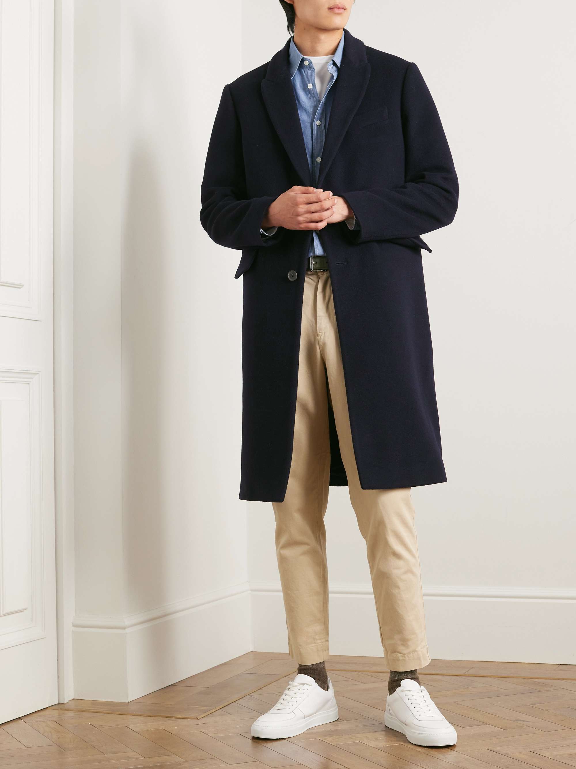MR P. Virgin Wool and Cashmere-Blend Coat