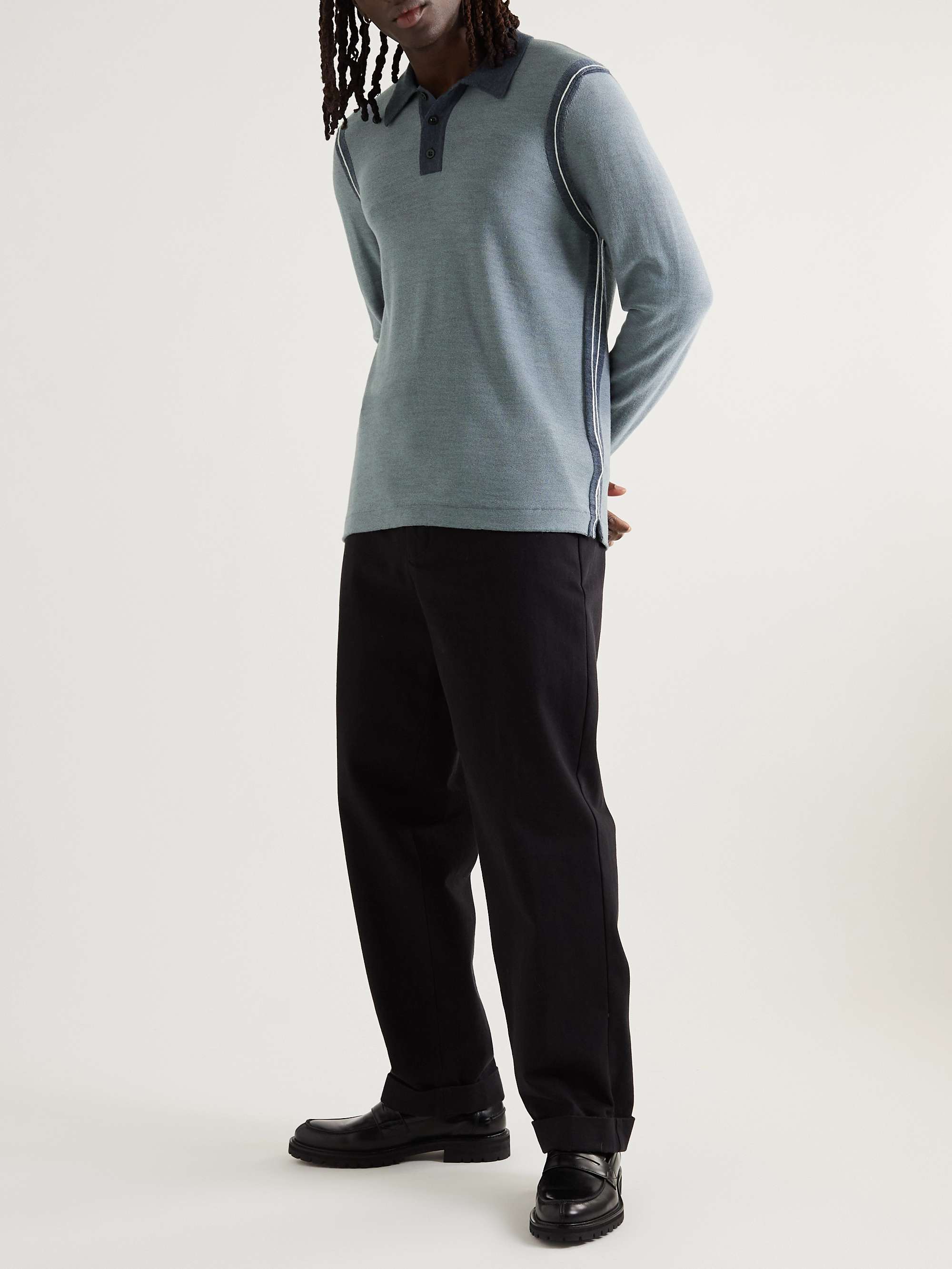 MR P. Merino Wool Polo Shirt