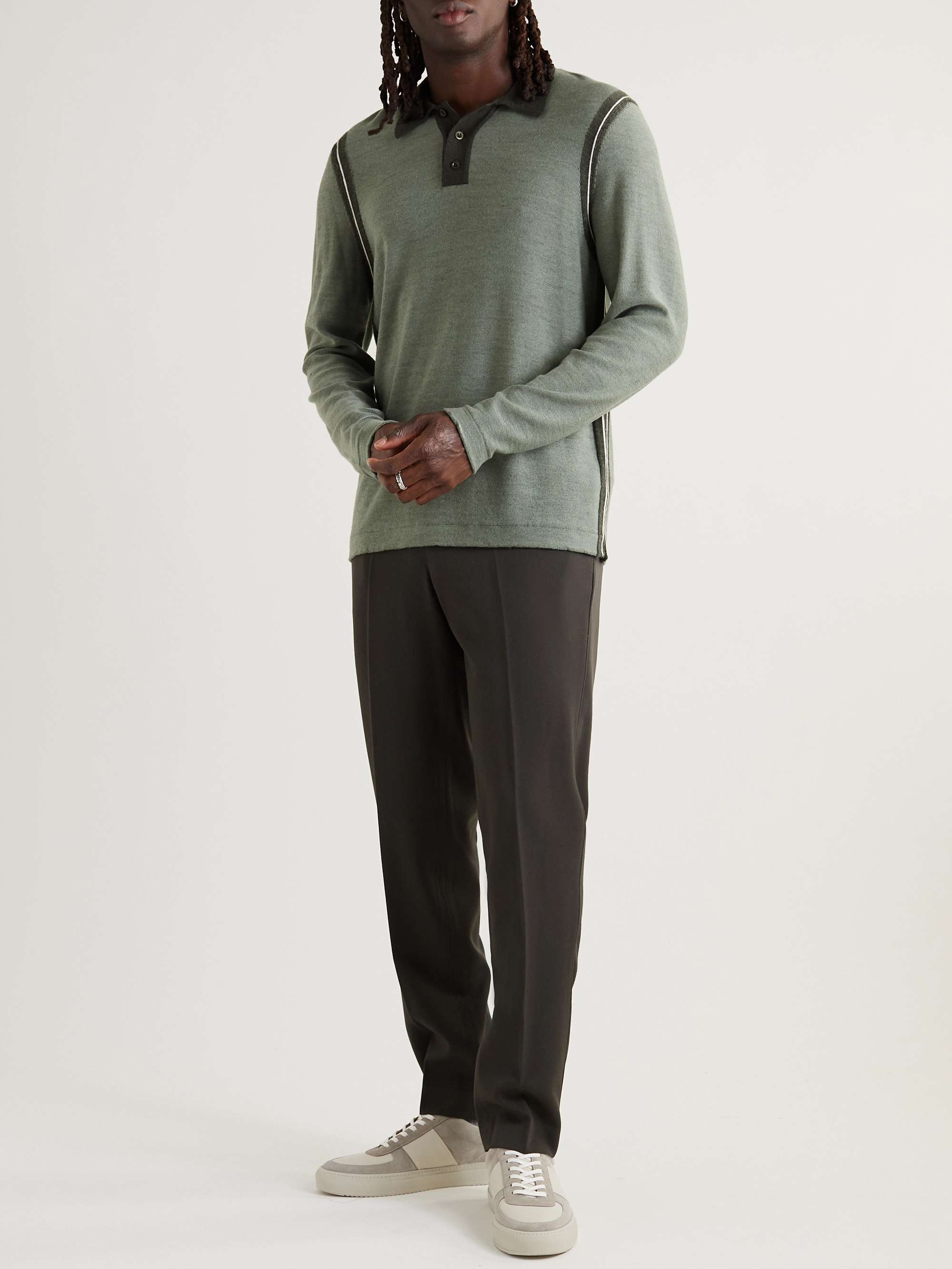 MR P. Merino Wool Polo Shirt