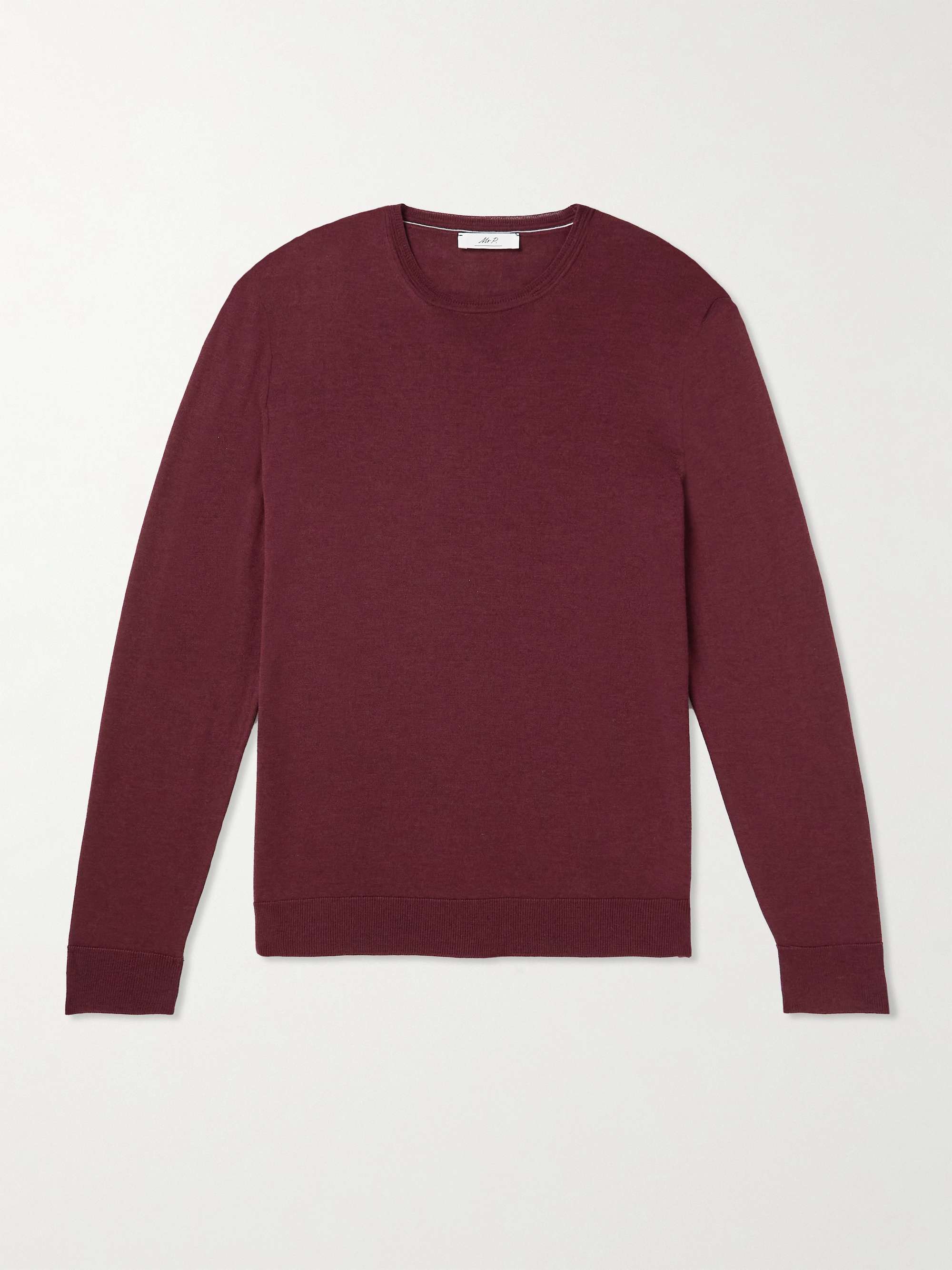 MR P. Slim-Fit Merino Wool Sweater for Men | MR PORTER