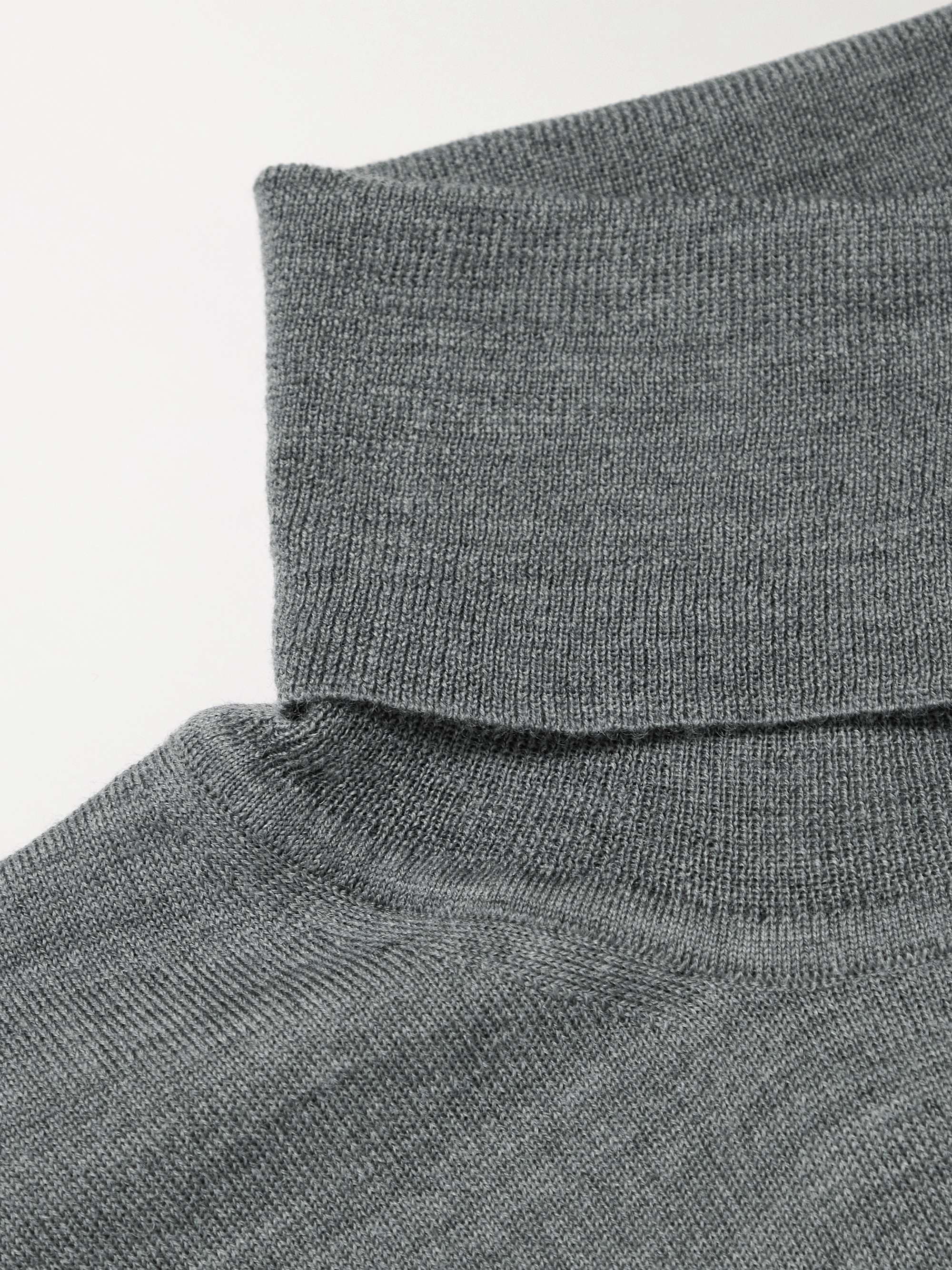 MR P. Slim-Fit Merino Wool Rollneck Sweater