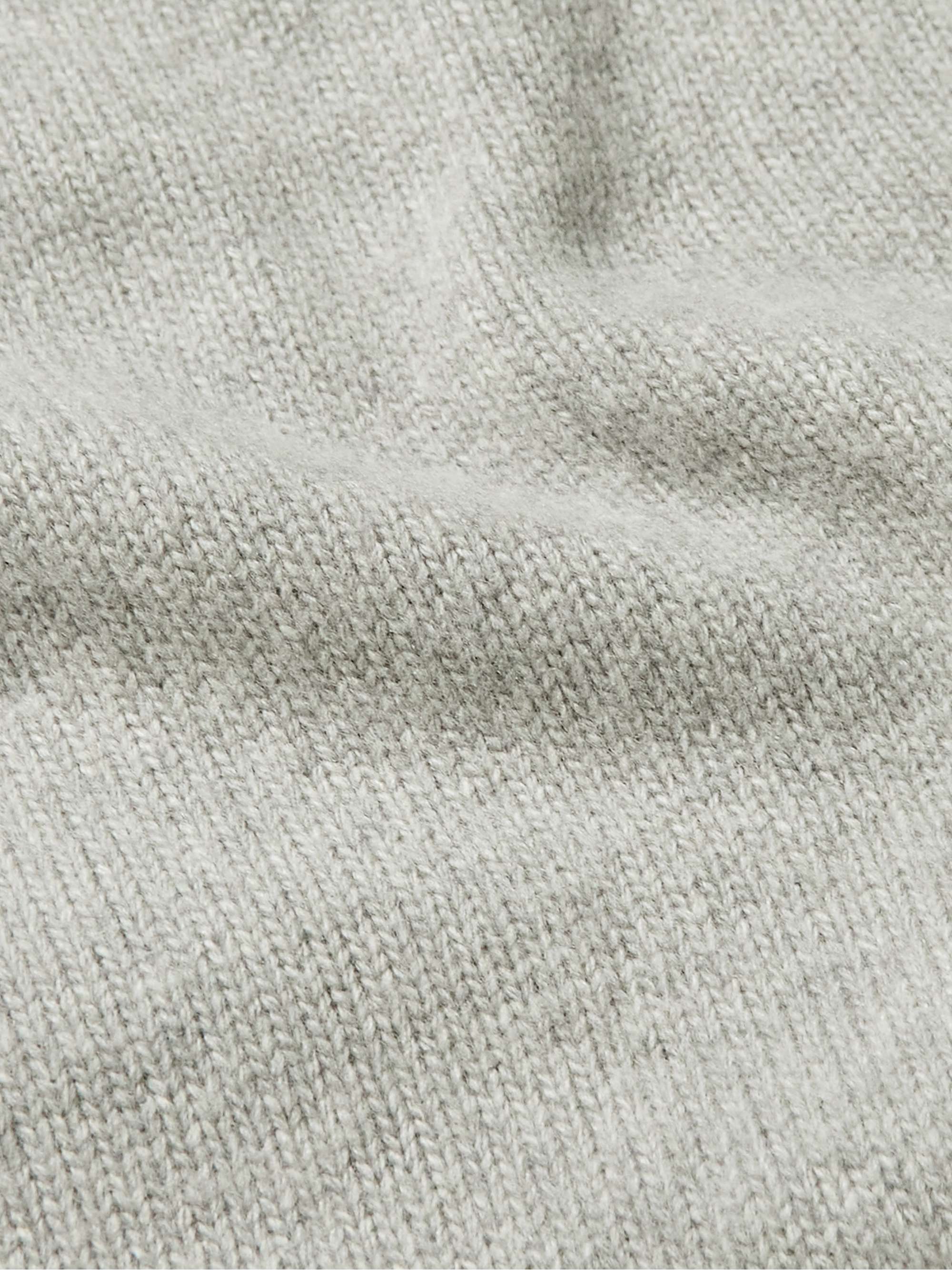 MR P. Ribbed Boiled Wool Polo Shirt