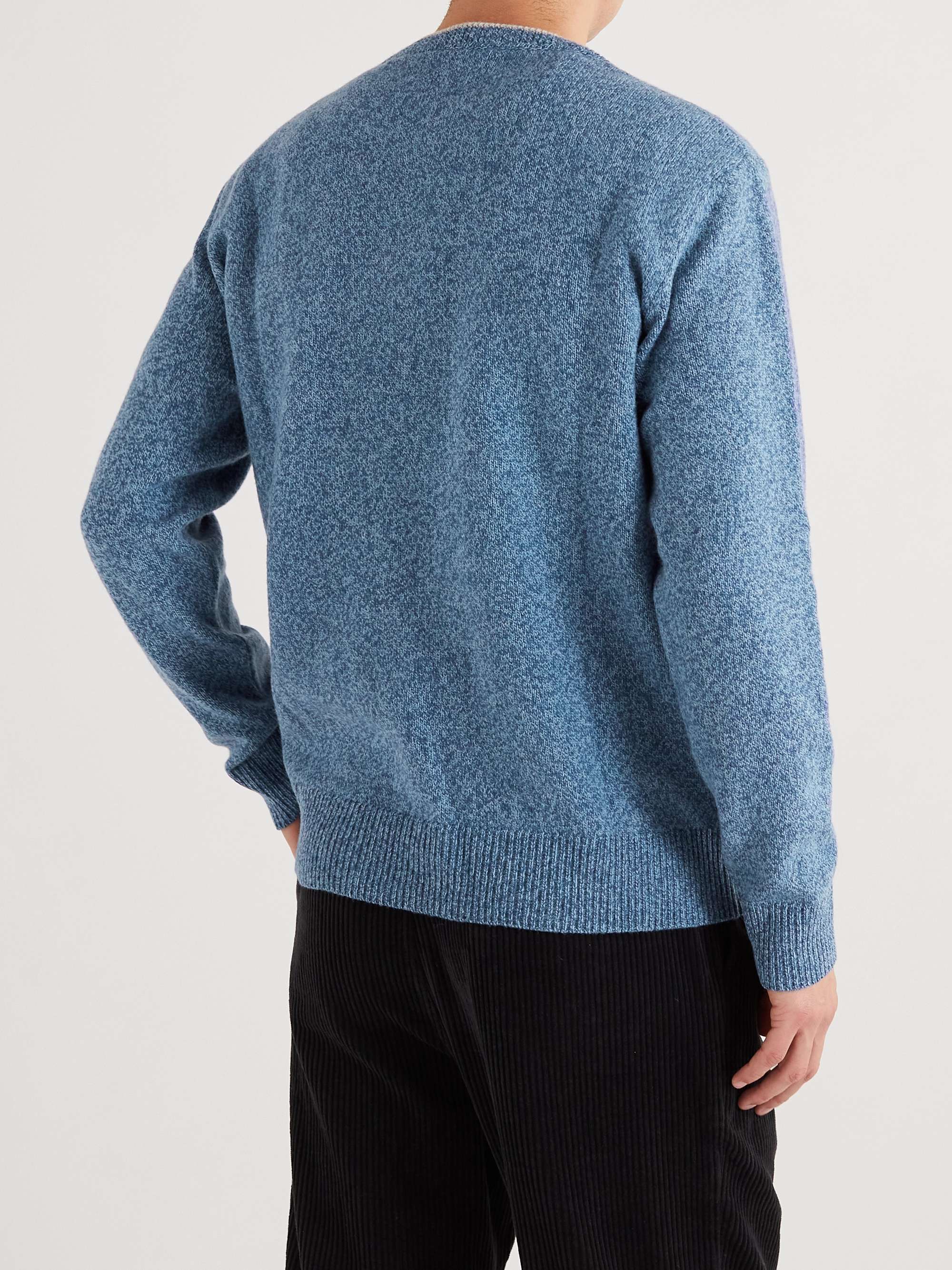 MR P. Contrast-Tipped Wool Sweater