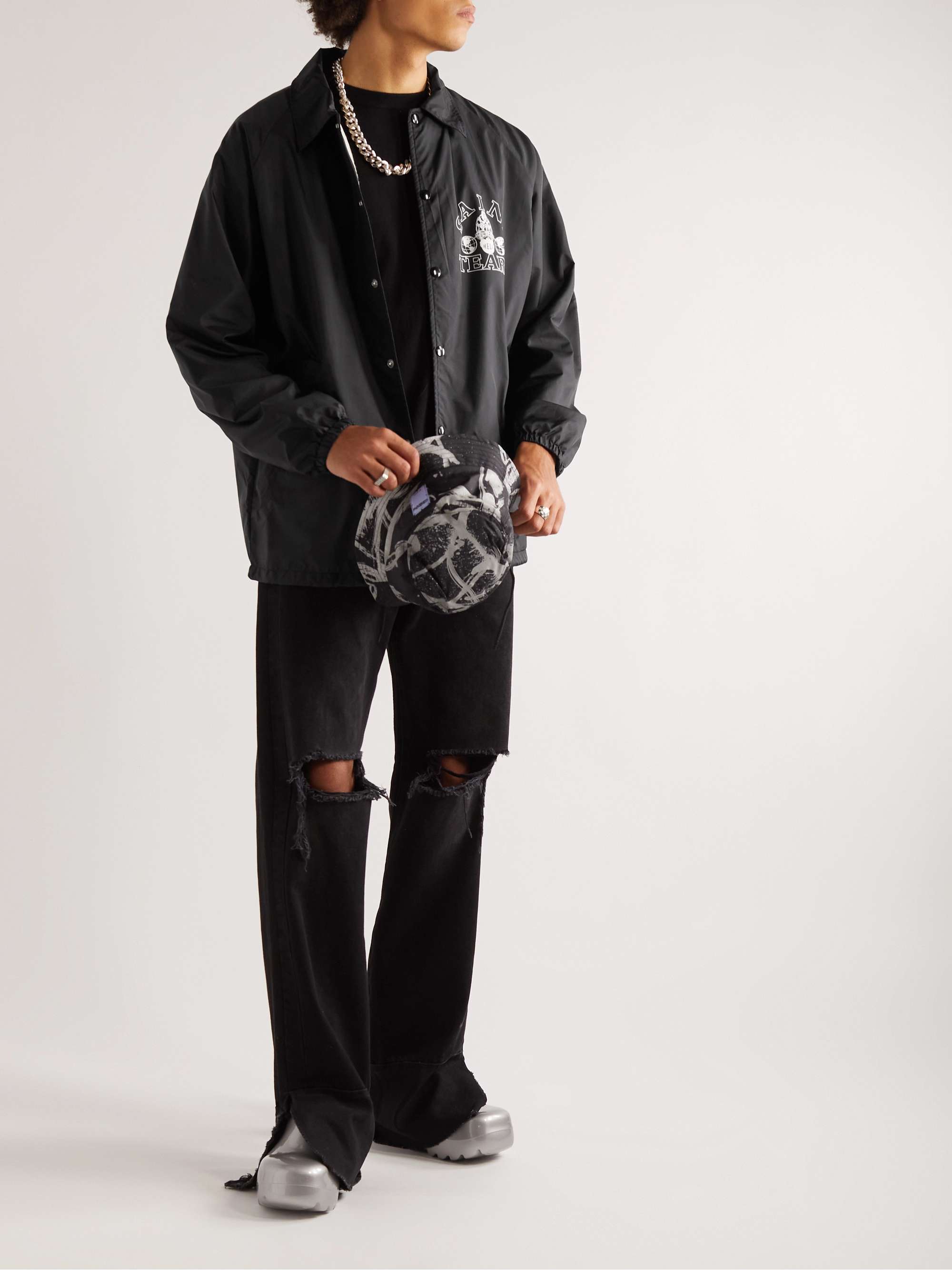 + Denim Tears Printed Shell Jacket