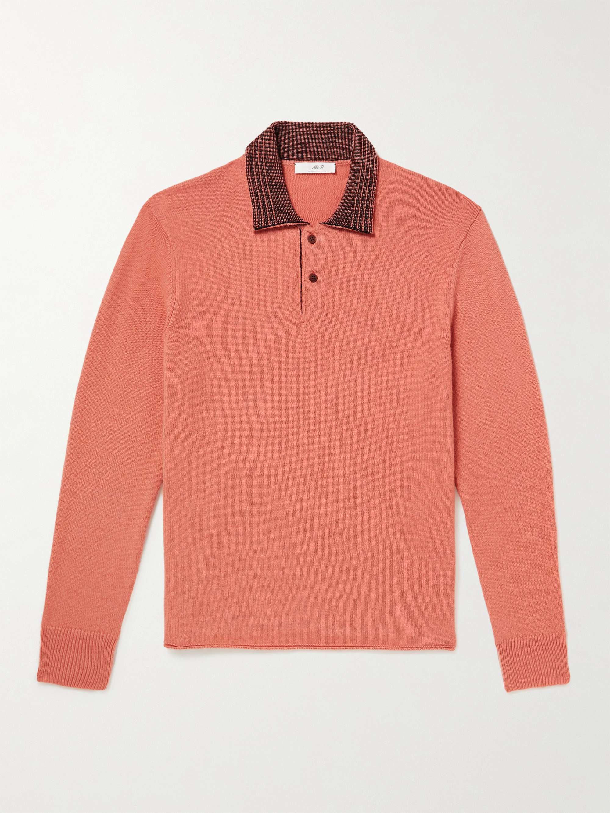 MR P. Cashmere-Blend Polo Shirt