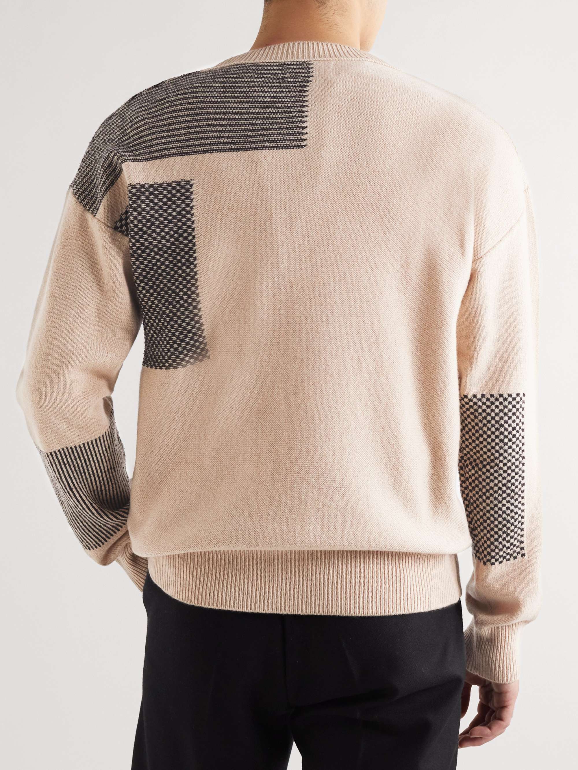 MR P. Jacquard-Knit Cashmere-Blend Sweater