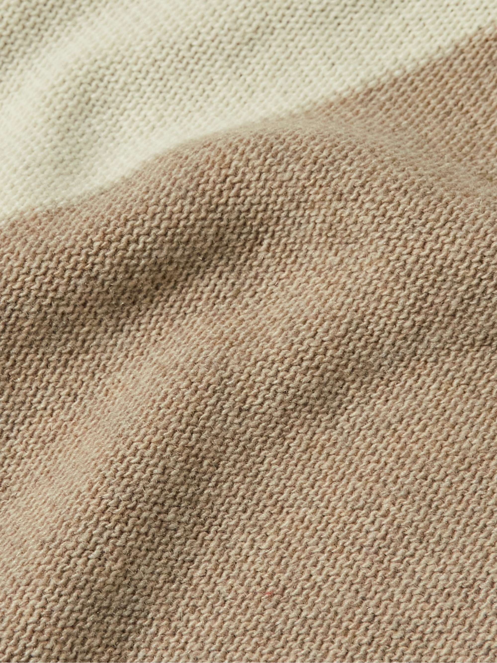 MR P. Colour-Block Cashmere and Virgin Wool-Blend Shirt
