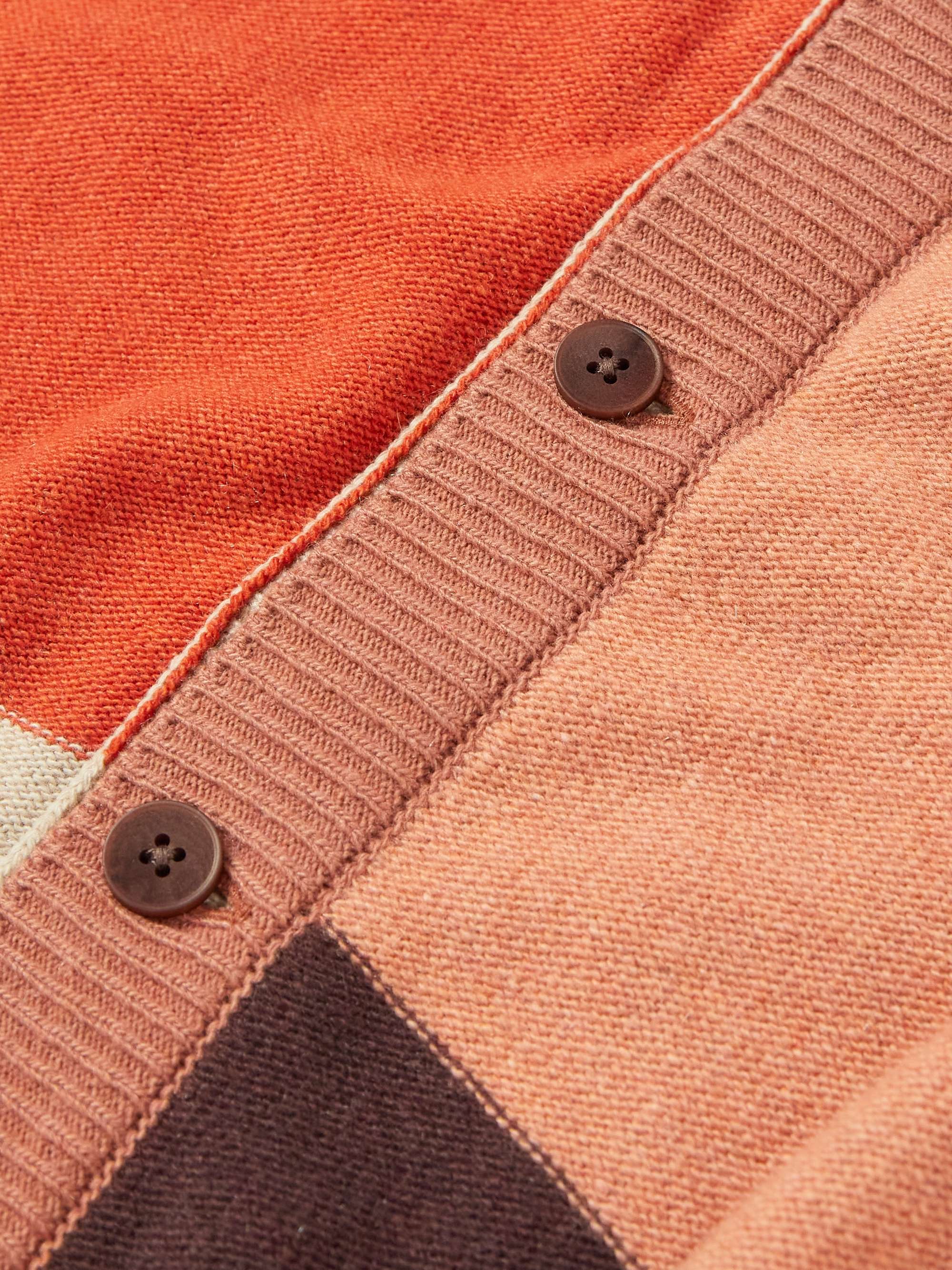 MR P. Colour-Block Cashmere and Virgin Wool-Blend Shirt