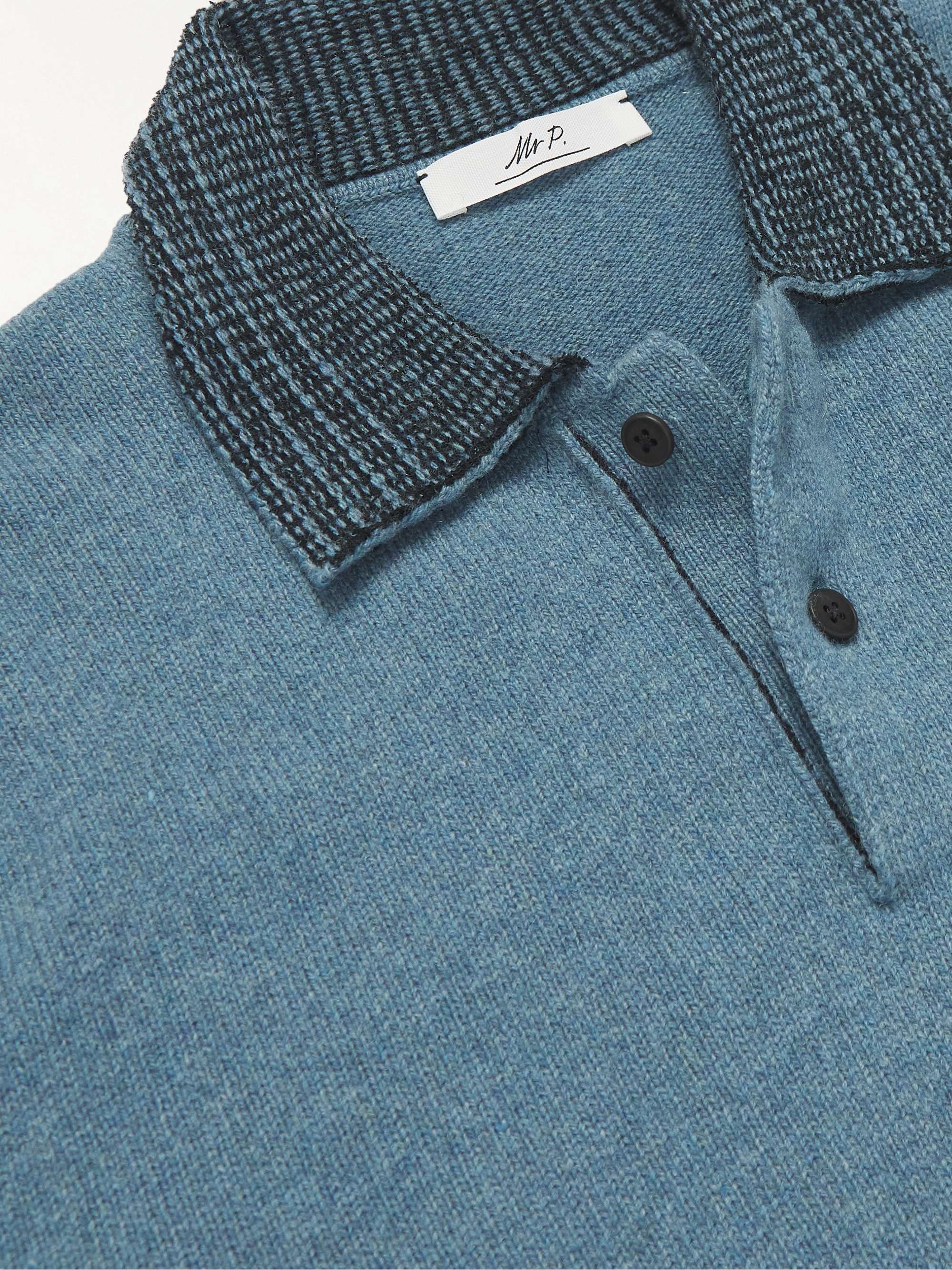 MR P. Cashmere-Blend Polo Shirt