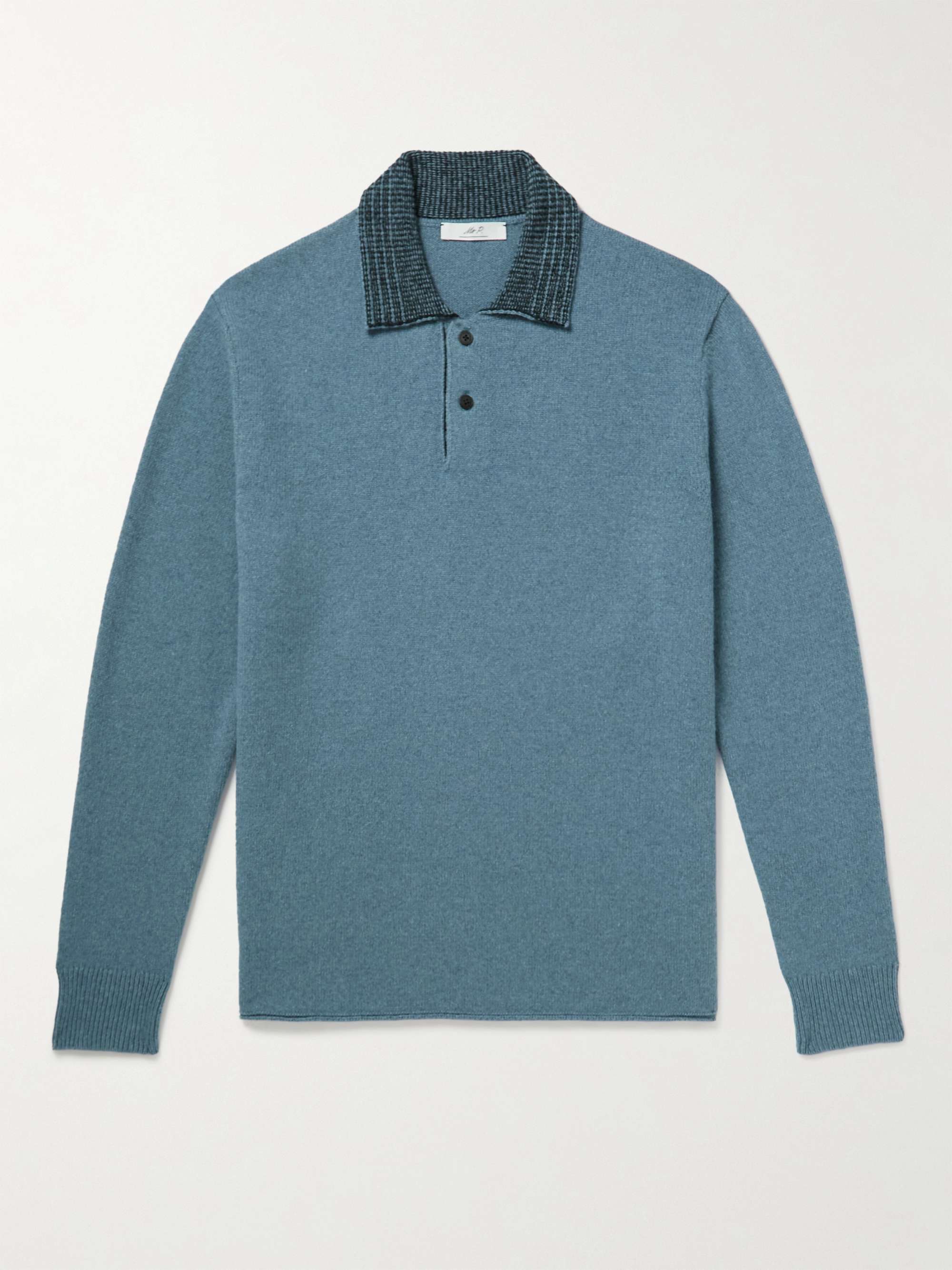 MR P. Cashmere-Blend Polo Shirt