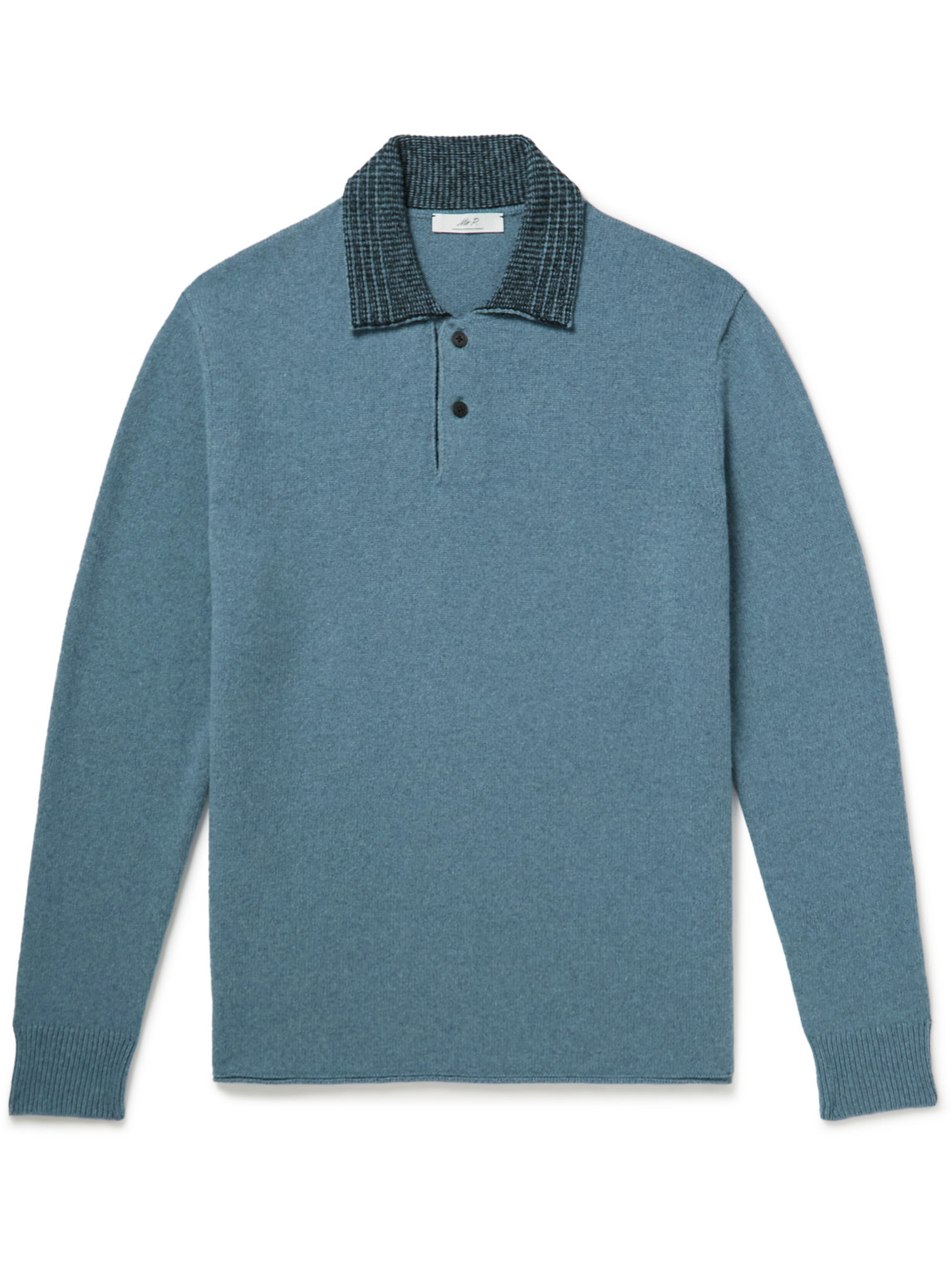 Cashmere-Blend Polo Shirt