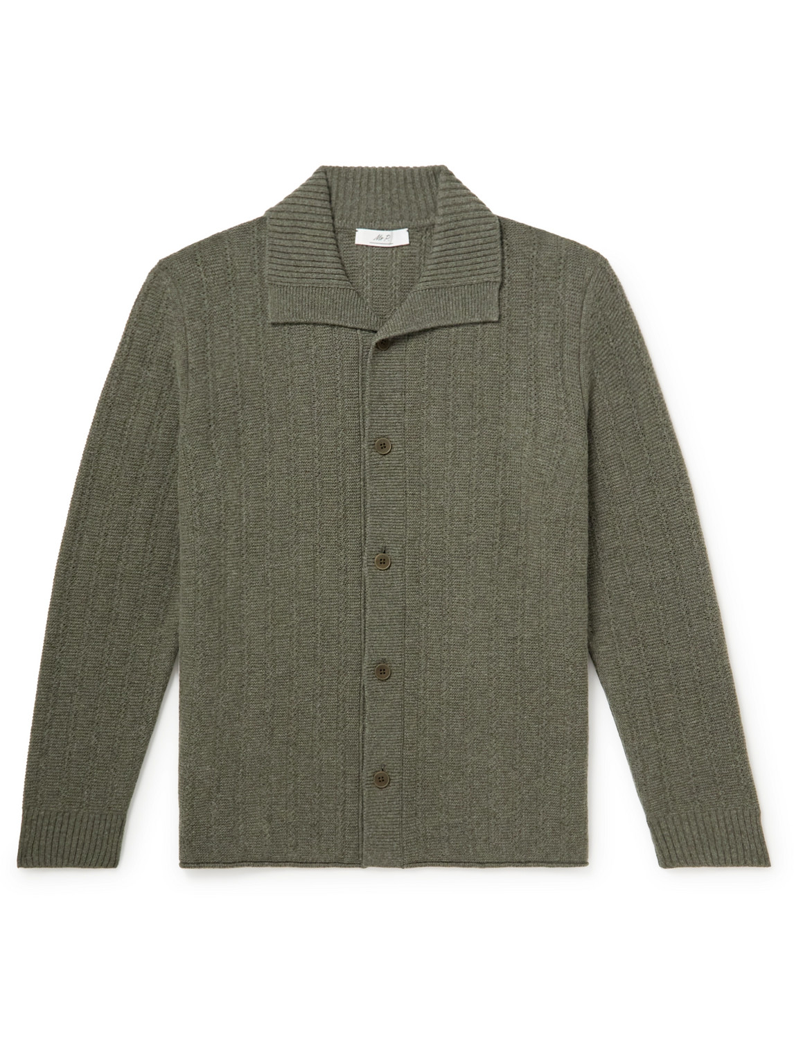 Wolly Open-Knit Wool Cardigan
