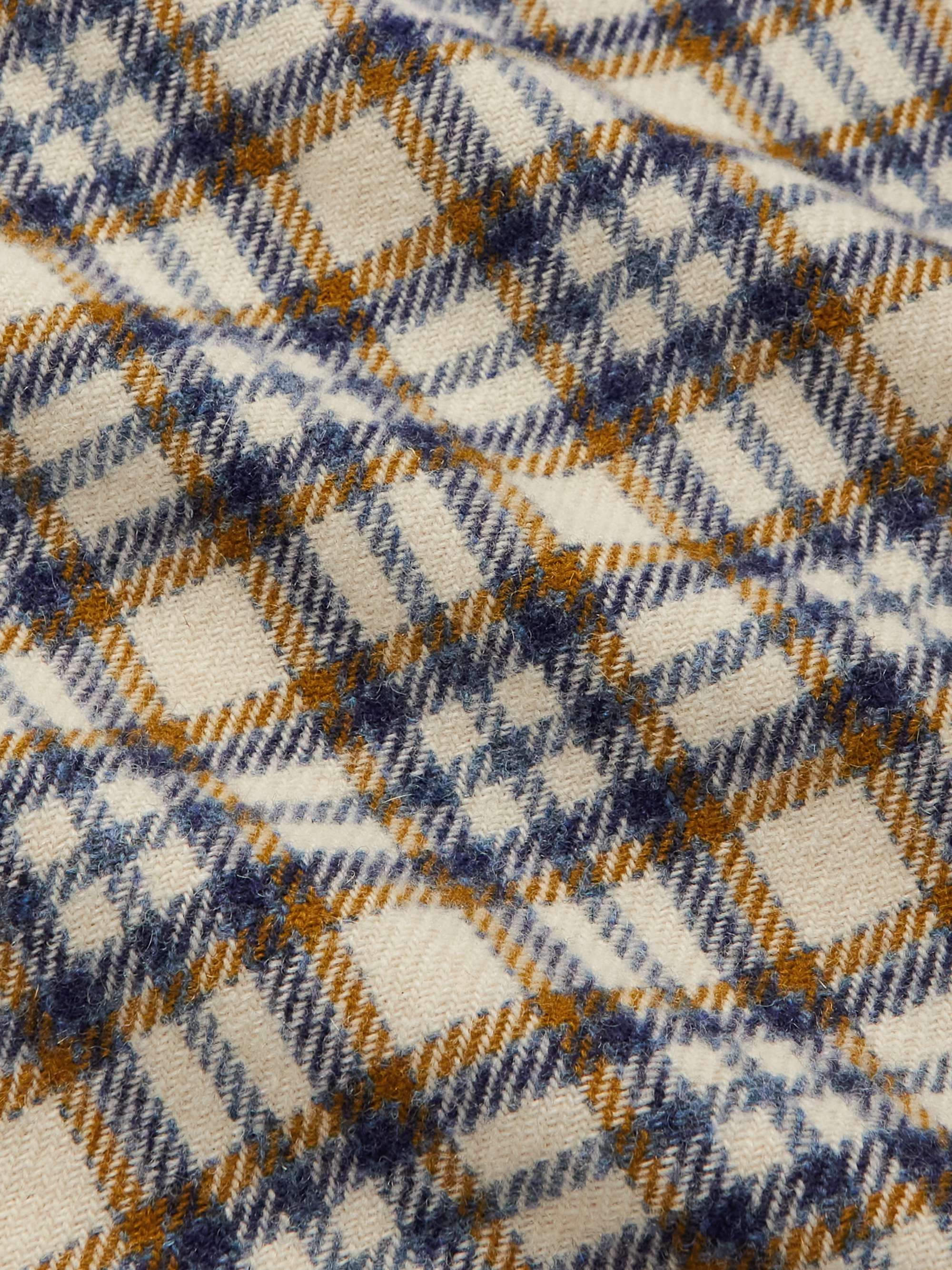 MR P. Checked Virgin Wool Shirt