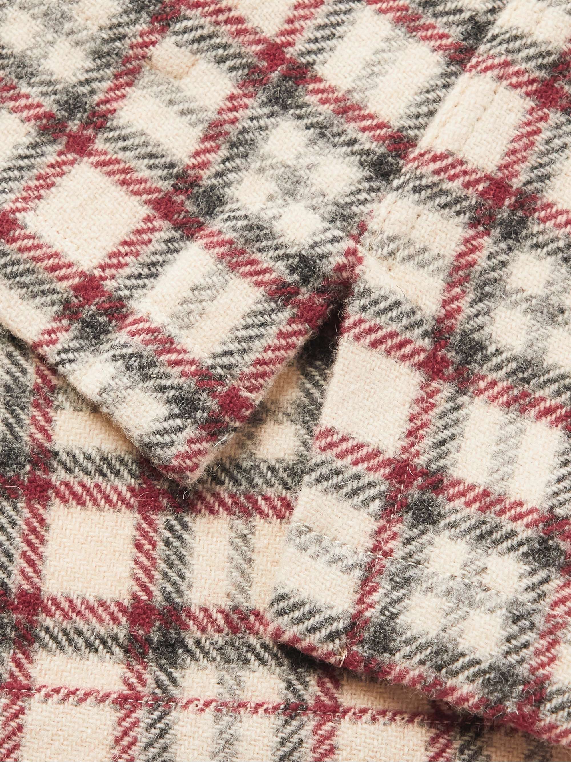 MR P. Checked Virgin Wool Shirt