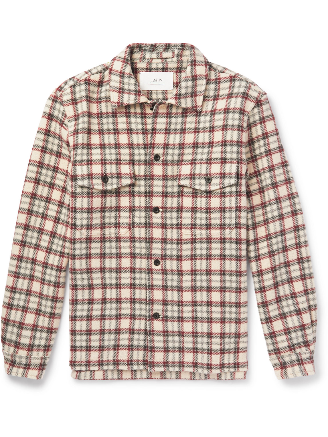 Checked Virgin Wool Shirt