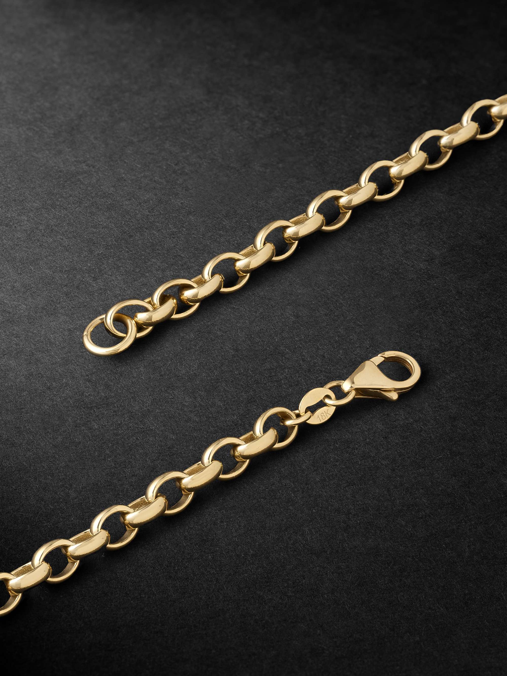 FOUNDRAE Heavy 18-Karat Gold Diamond Necklace