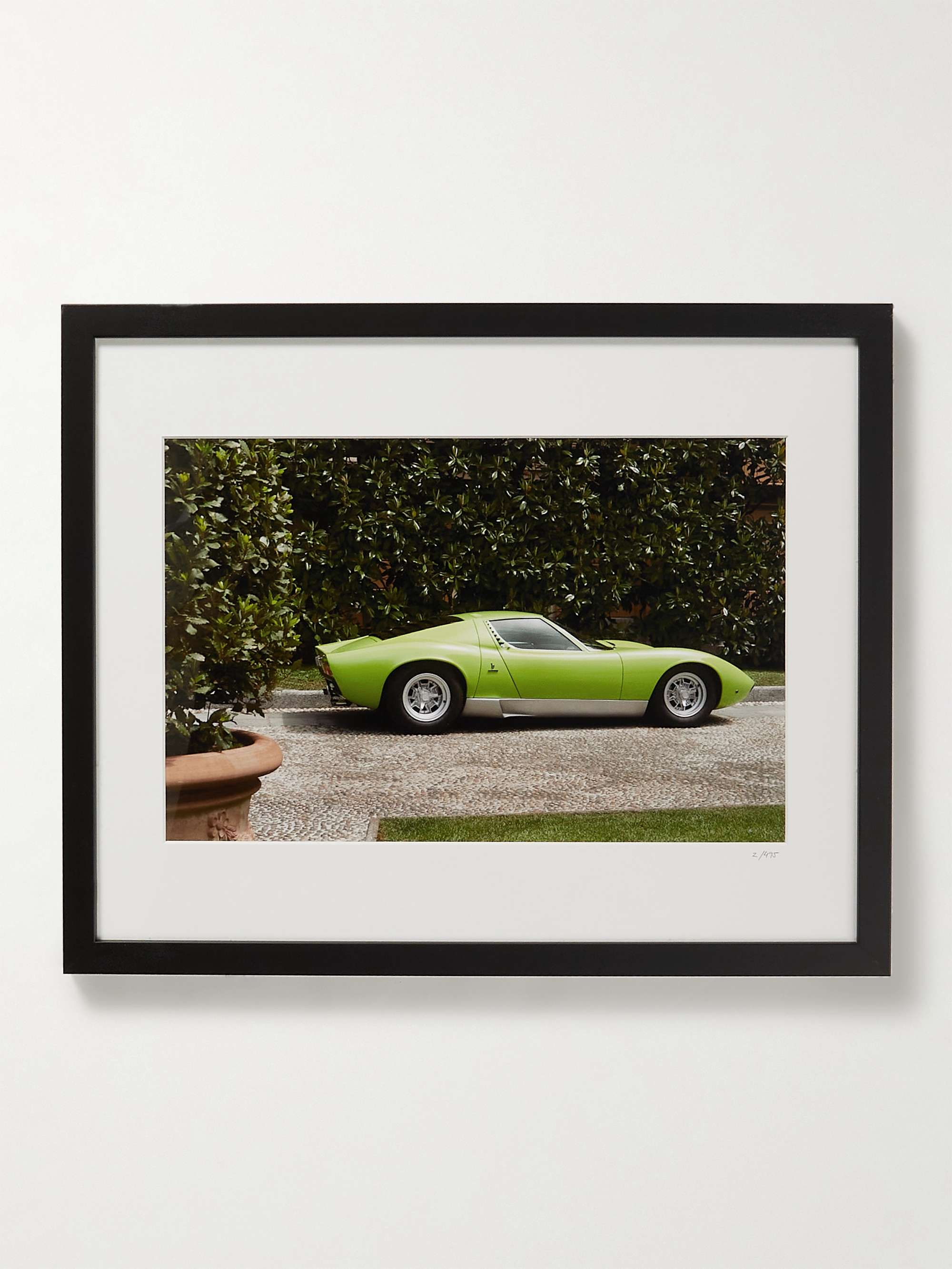 SONIC EDITIONS Framed 2018 Ferrari Testarossa Print, 16" x 20"