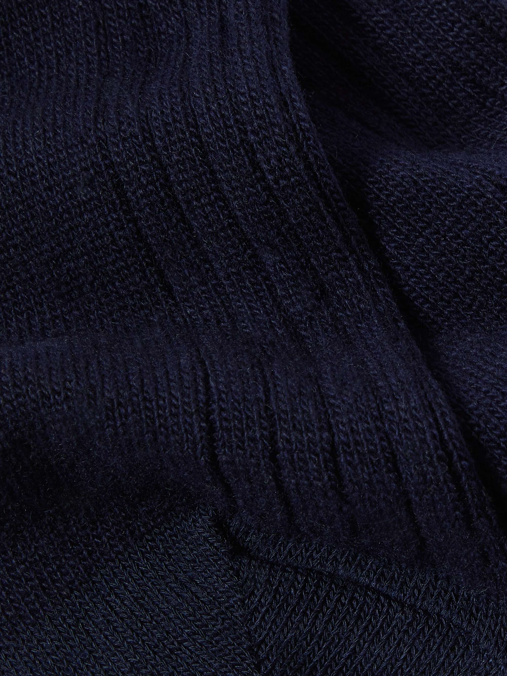 MR P. Ribbed Cashmere-Blend Socks