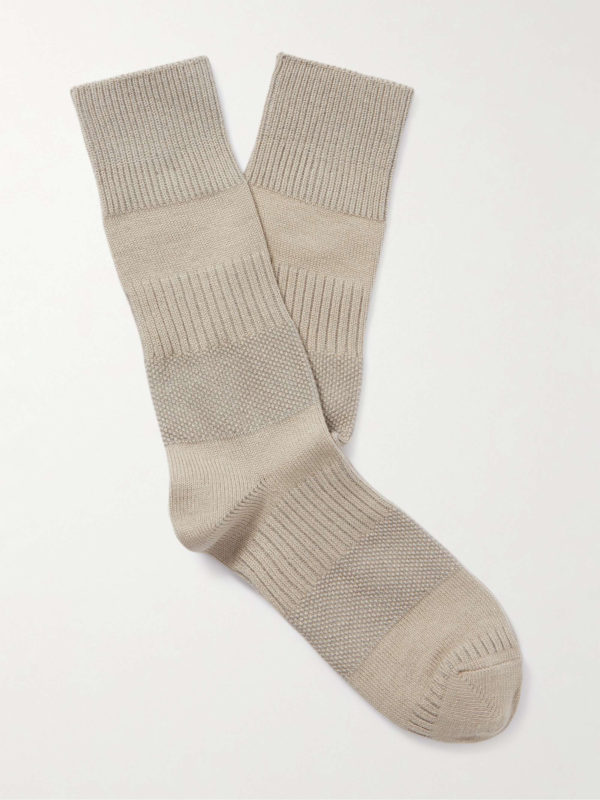 MR P. Textured Knitted Socks