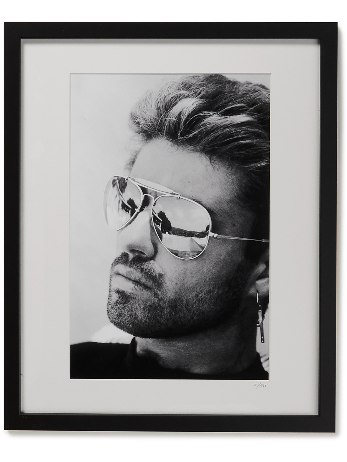 Sonic Editions – Framed 1988 George Michael '88 Print, 16" x 20"