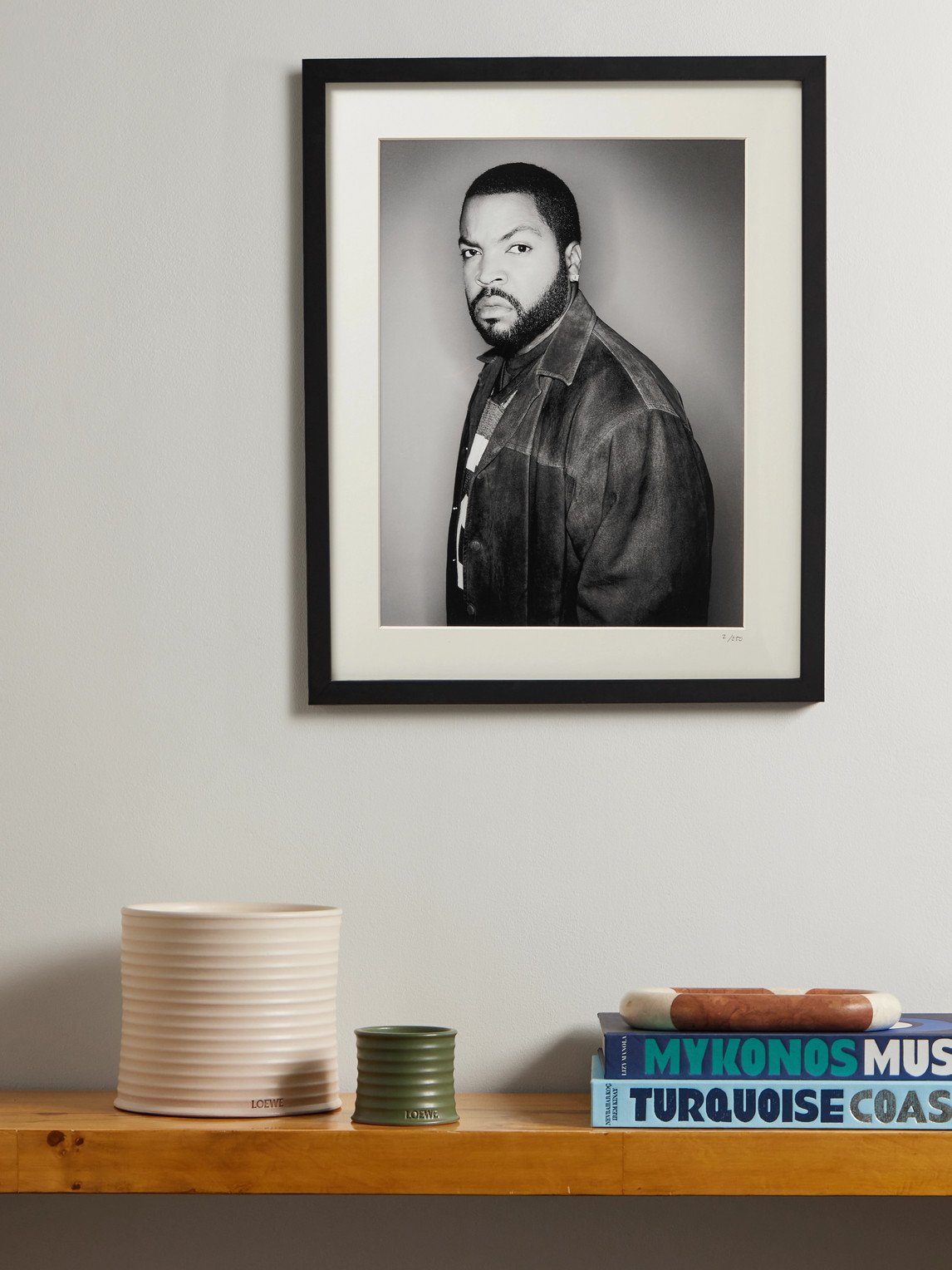 Framed 2001 Ice Cube Print, 16" x 20" — 2