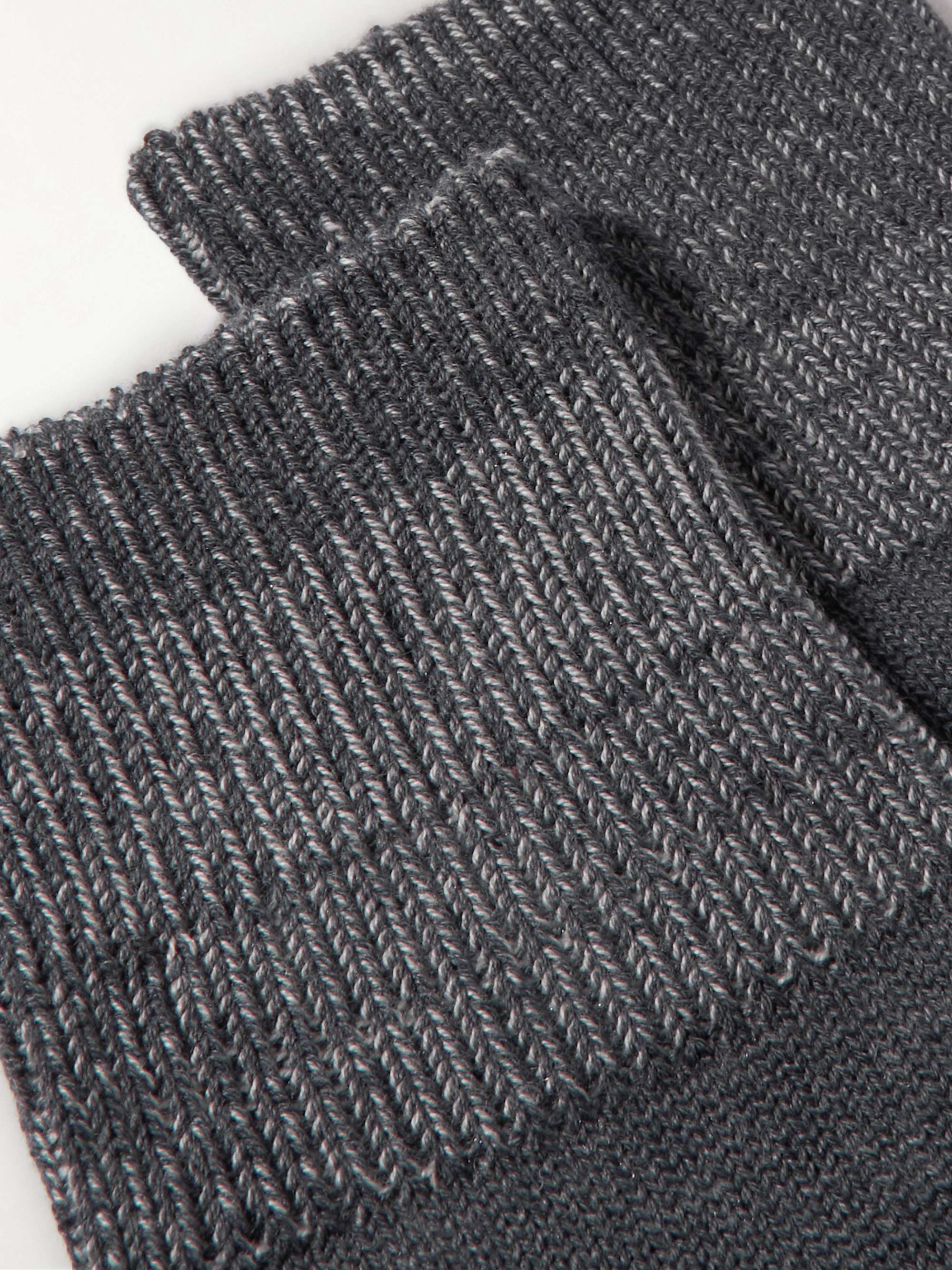 MR P. Textured Knitted Socks