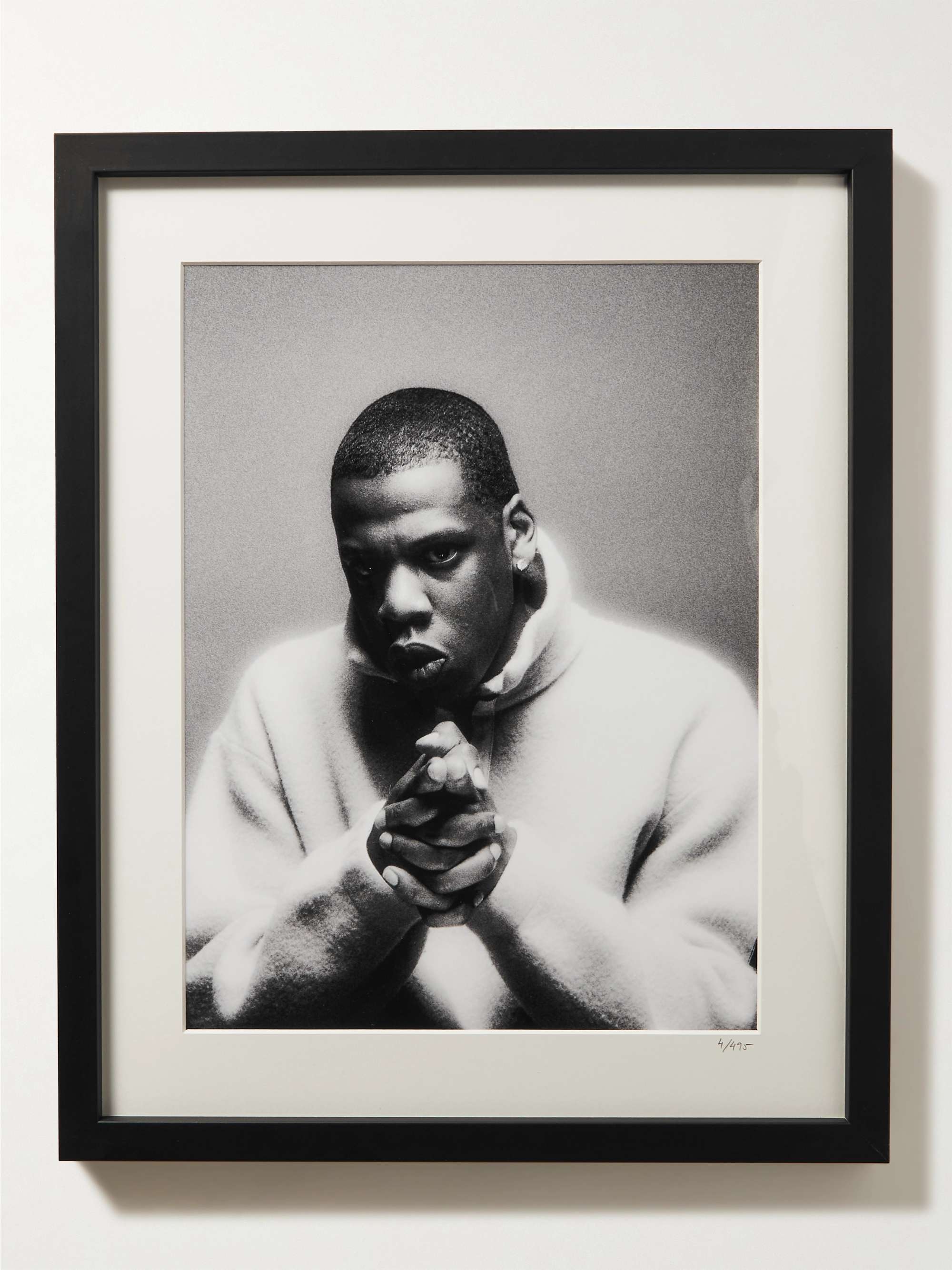 SONIC EDITIONS Framed 1998 Jay-Z Print, 16" x 20"