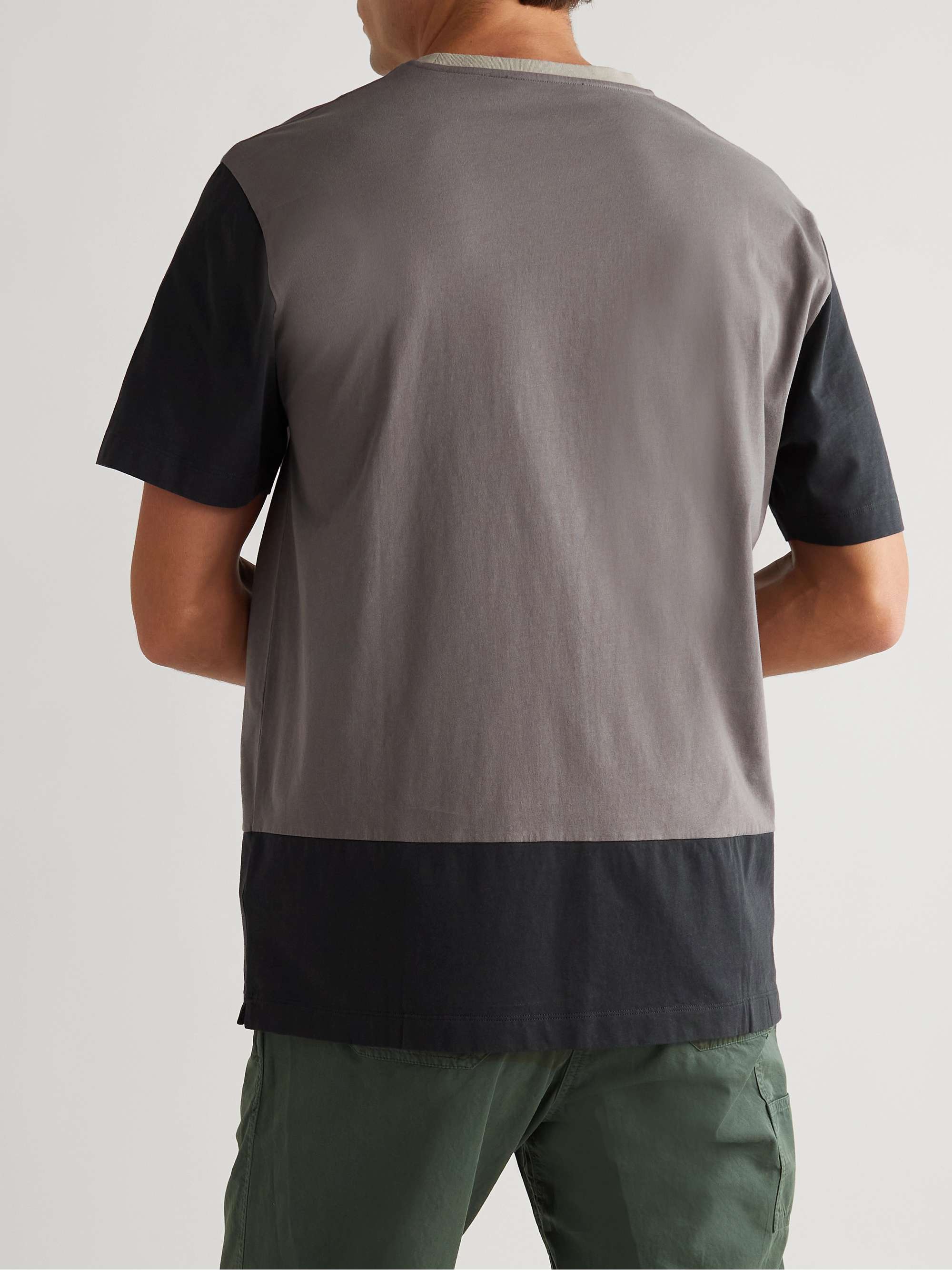 MR P. Colour-Block Cotton-Jersey T-Shirt
