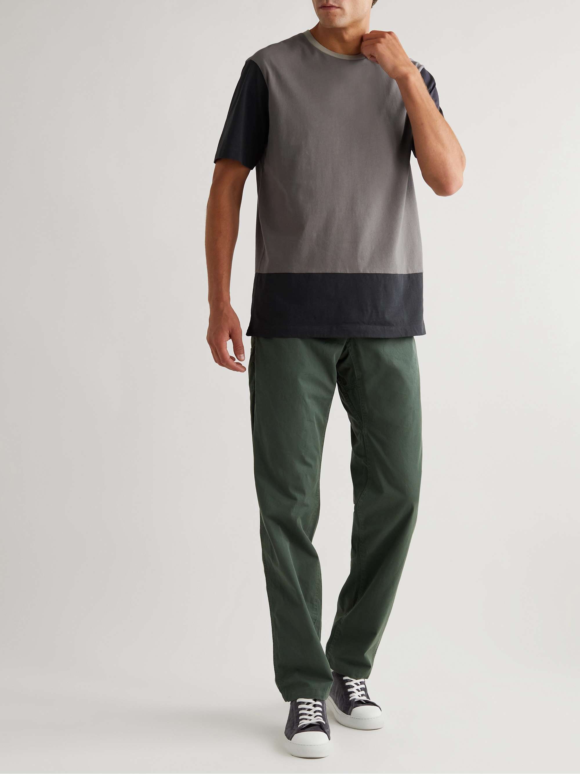 MR P. Colour-Block Cotton-Jersey T-Shirt