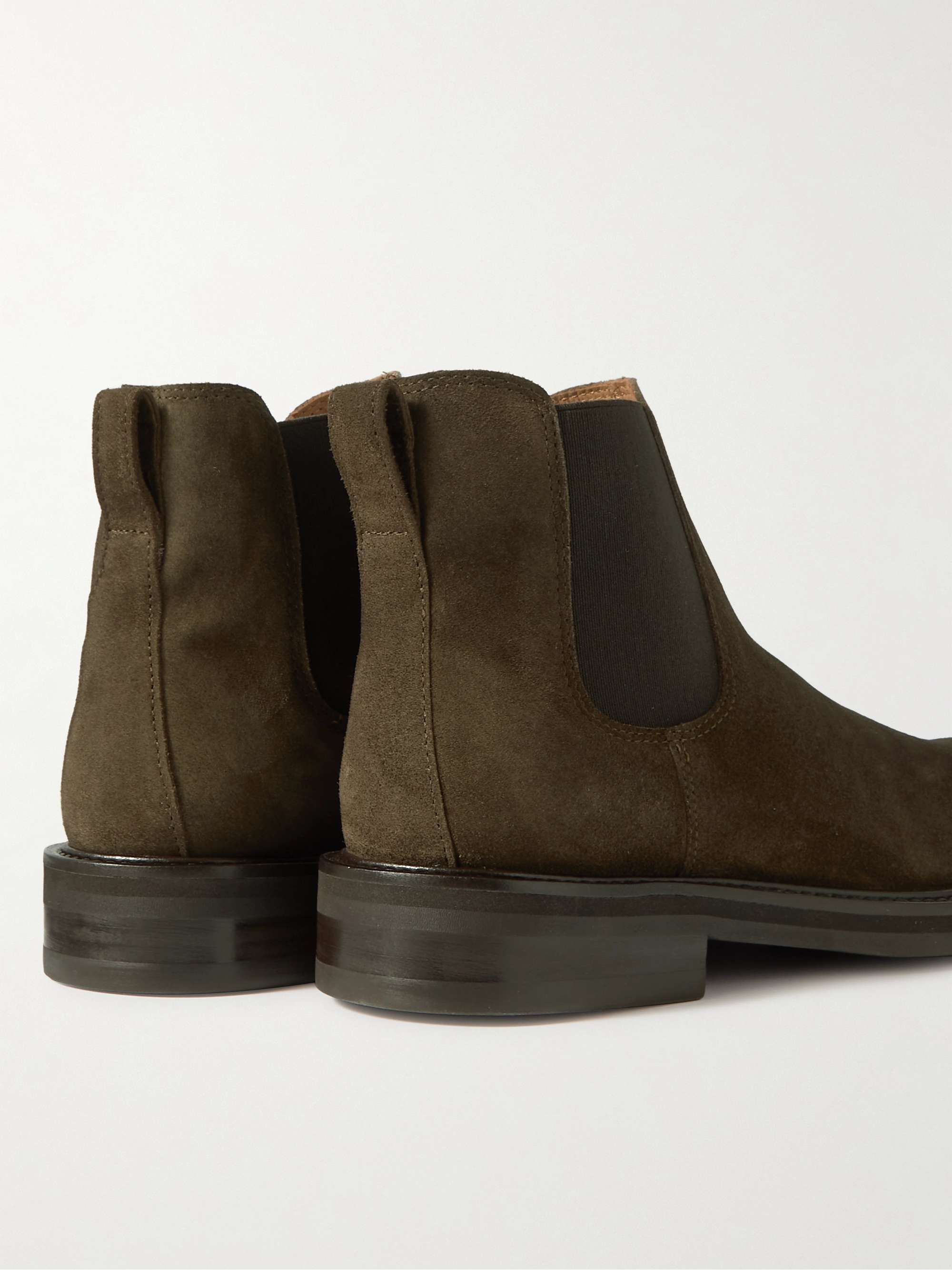 Lotsbestemming haar Sandalen MR P. Olie Suede Chelsea Boots | MR PORTER