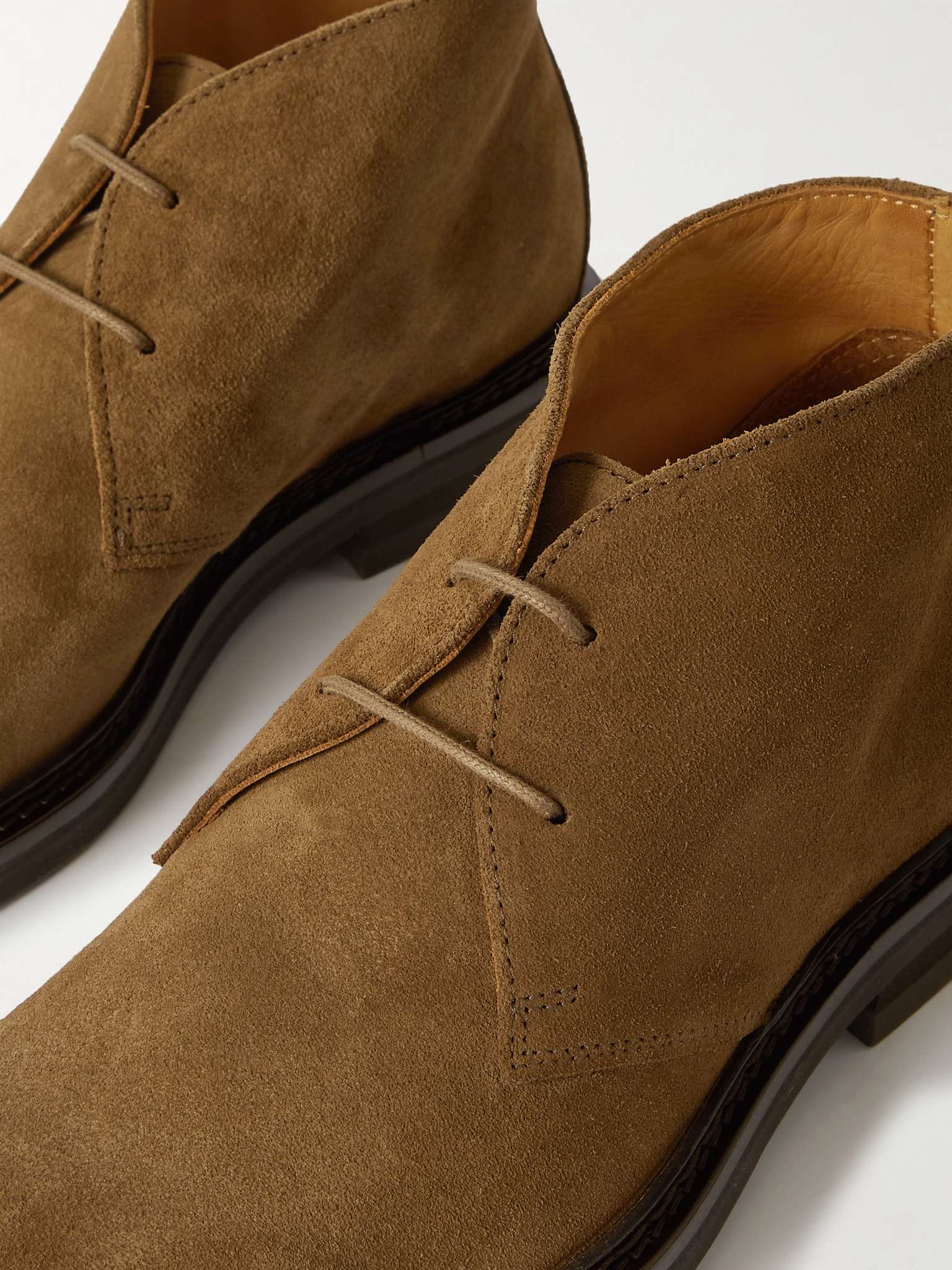 MR P. Jacques Suede Desert Boots for Men MR PORTER