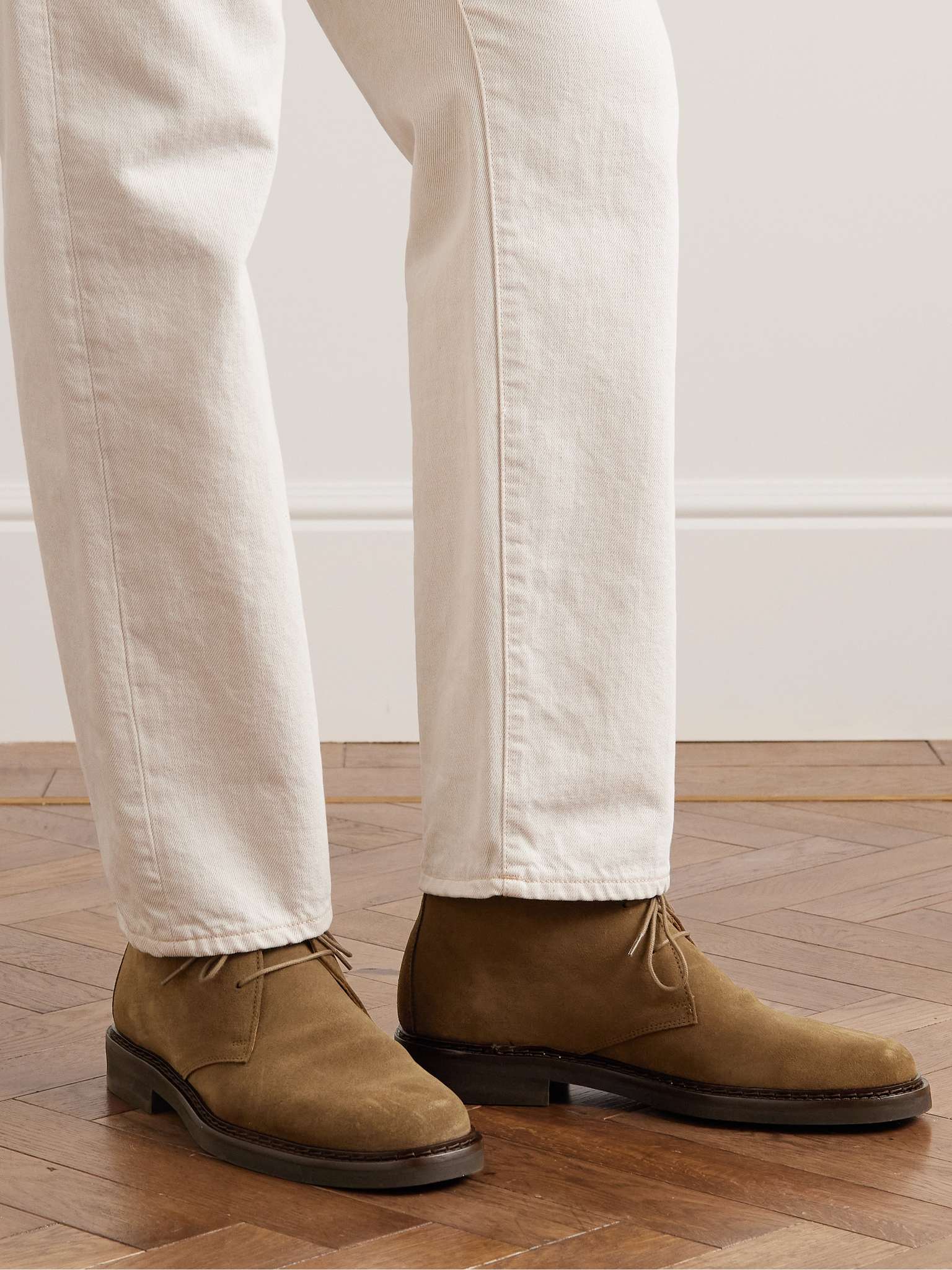 MR P. Jacques Suede Desert Boots for Men MR PORTER