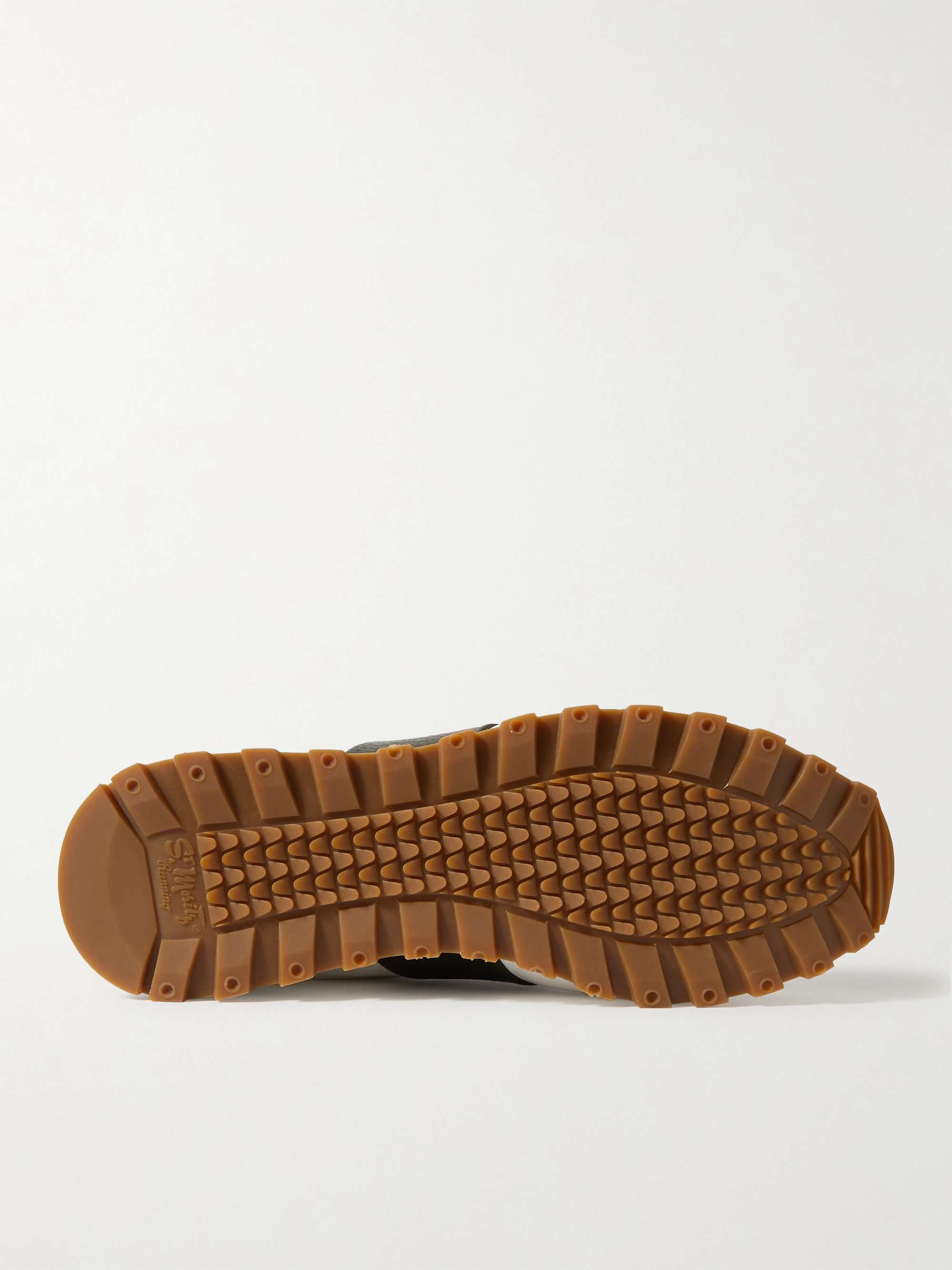 MR P. Panelled Full-Grain Leather Sneakers