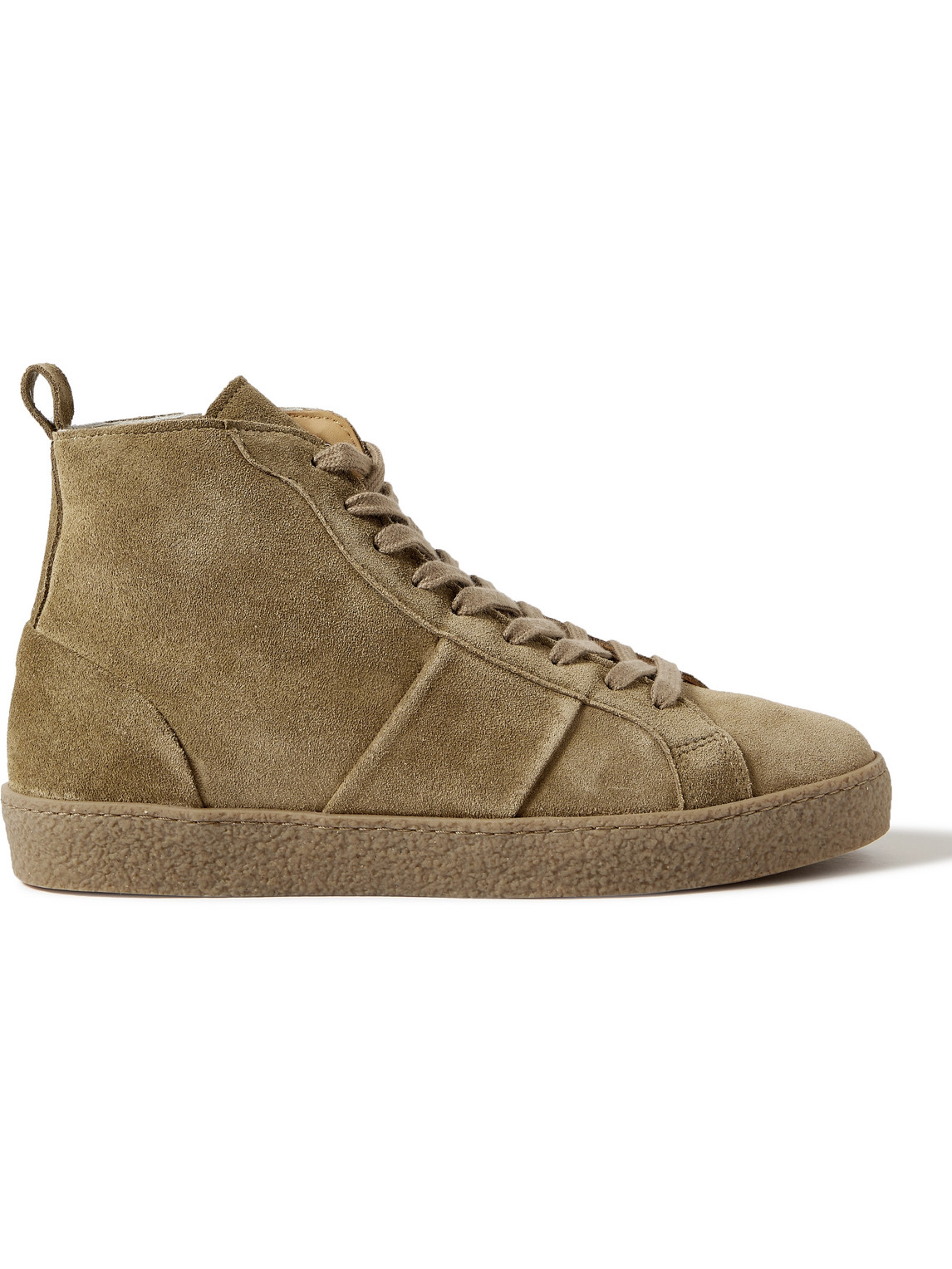 Larry Shearling-Lined Suede Sneakers