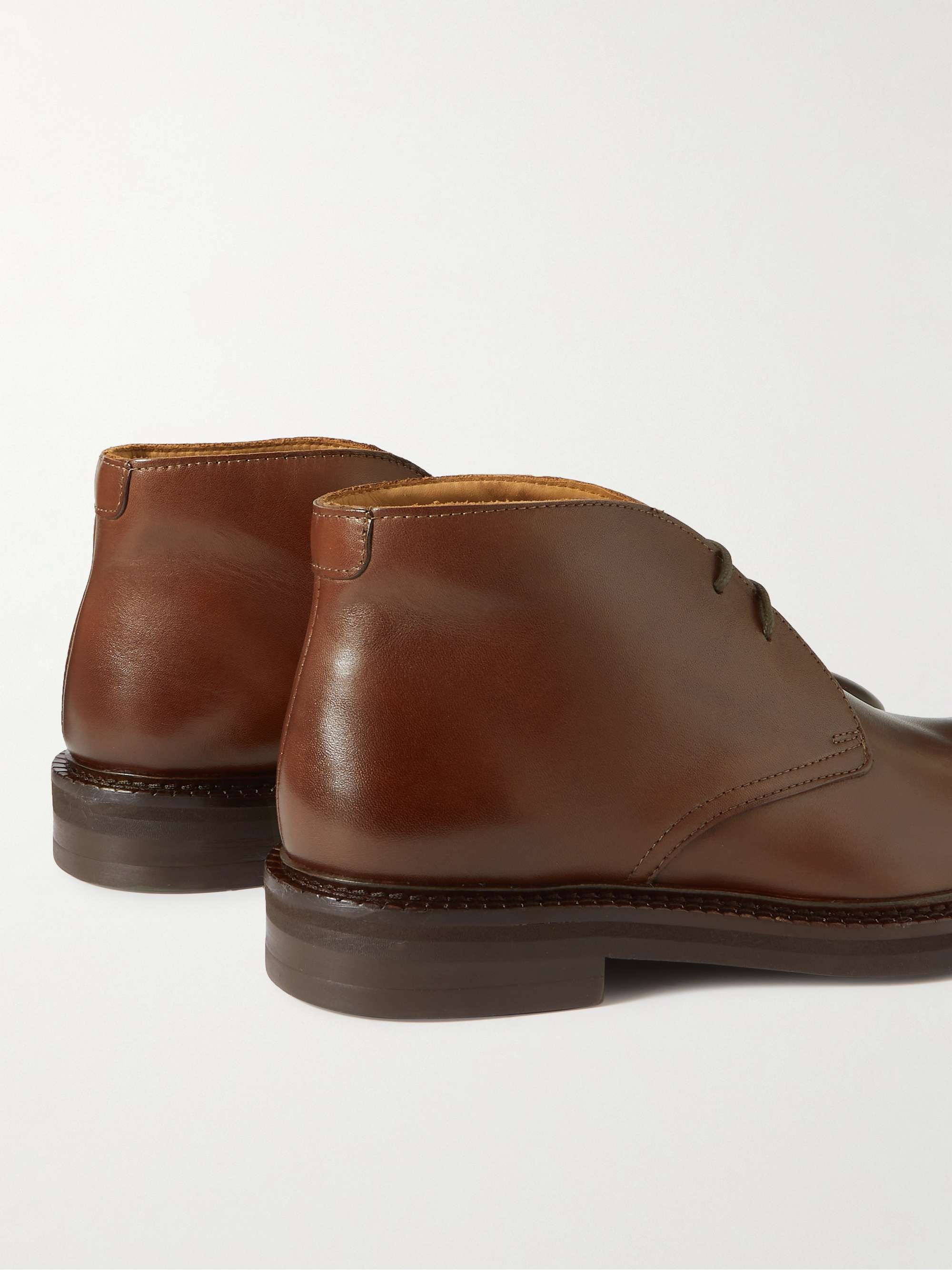 MR P. Lucien Vachetta Leather Chukka Boots