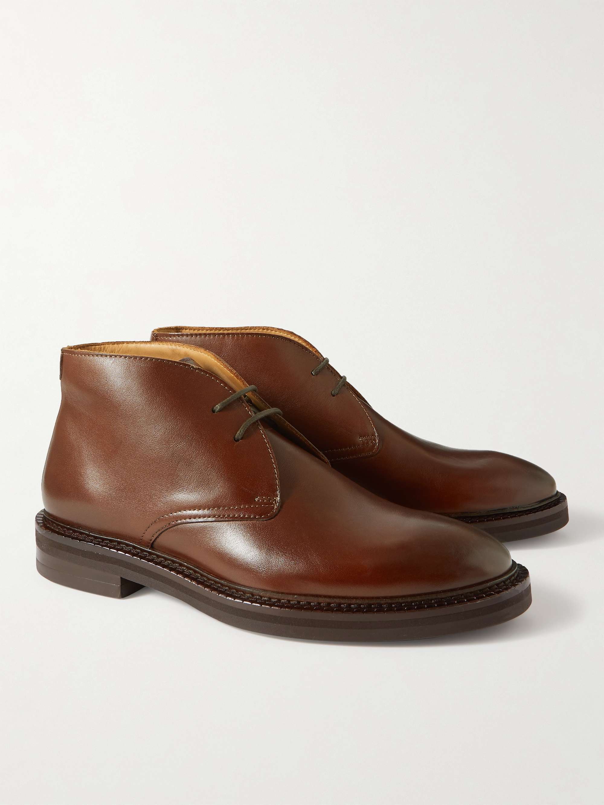 MR P. Lucien Vachetta Leather Chukka Boots
